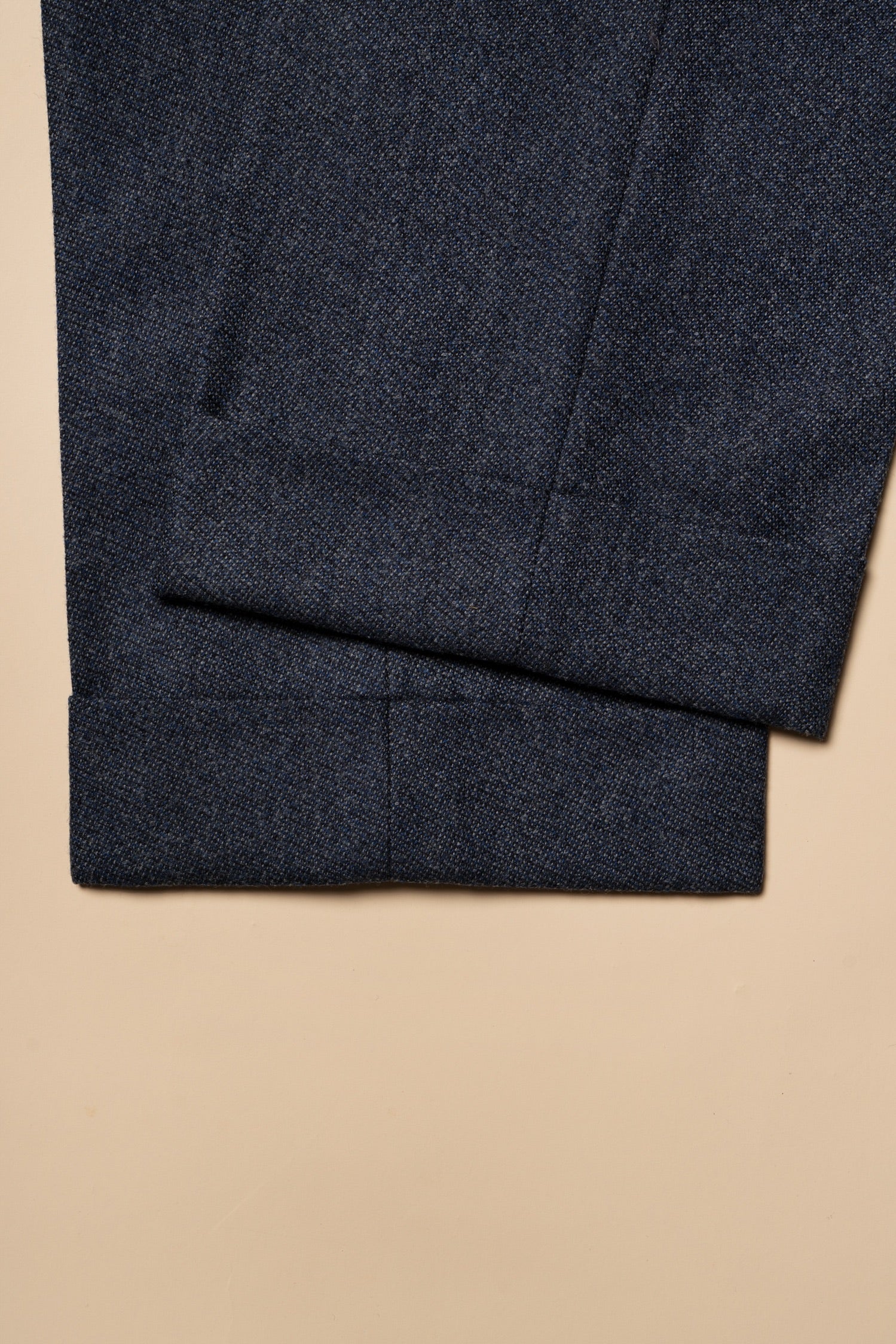 MTO Steel Blue 120s Worsted Flannel Suit #509