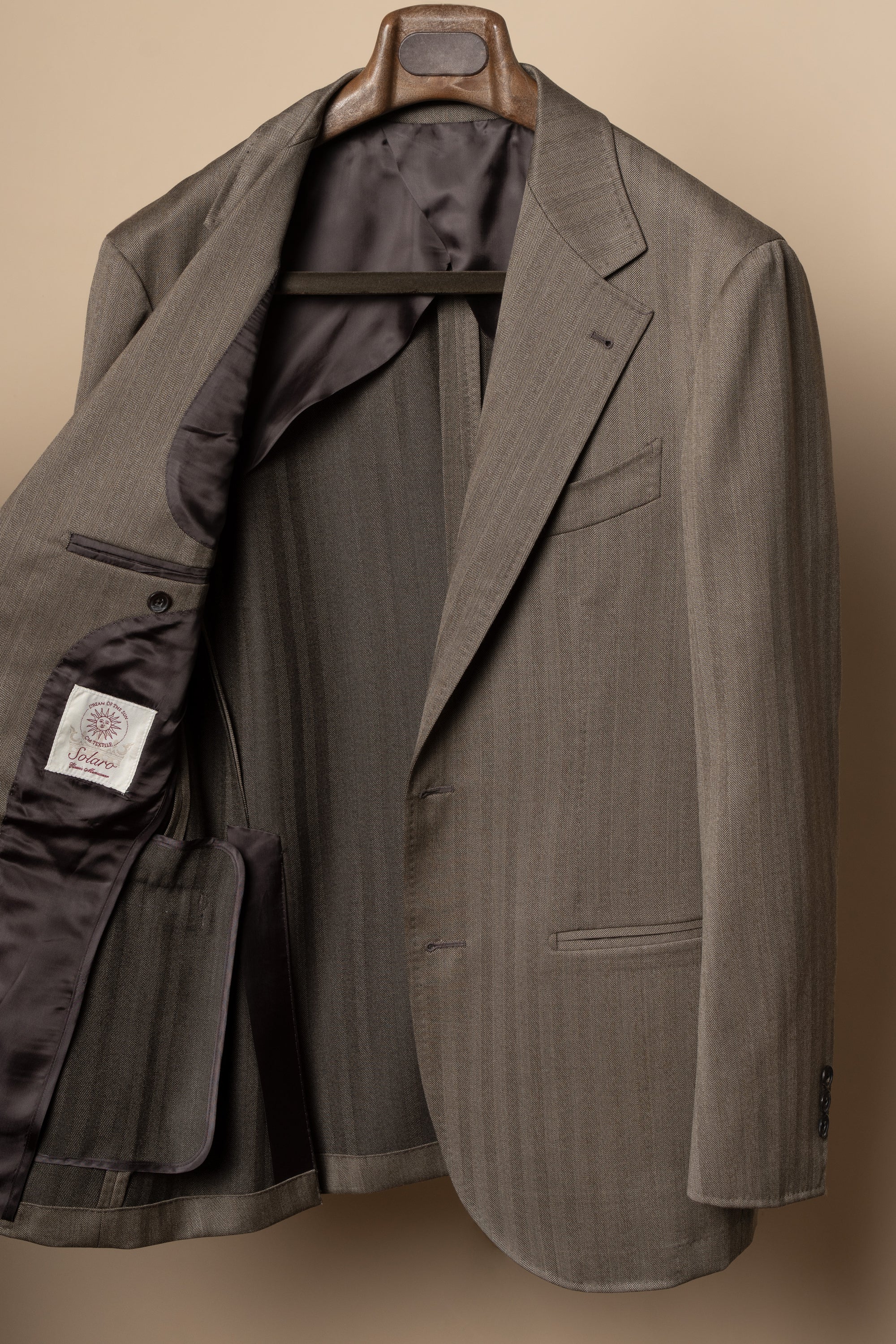 MTO Solar Dream Herringbone Suit #464