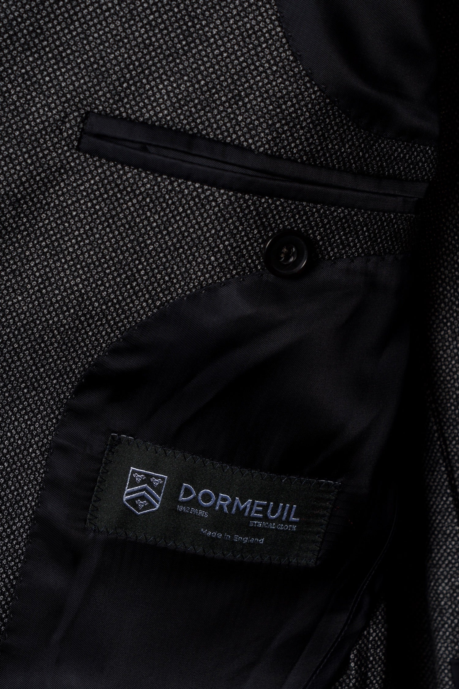 MTO Mid Grey Birdseye Worsted Suit #600