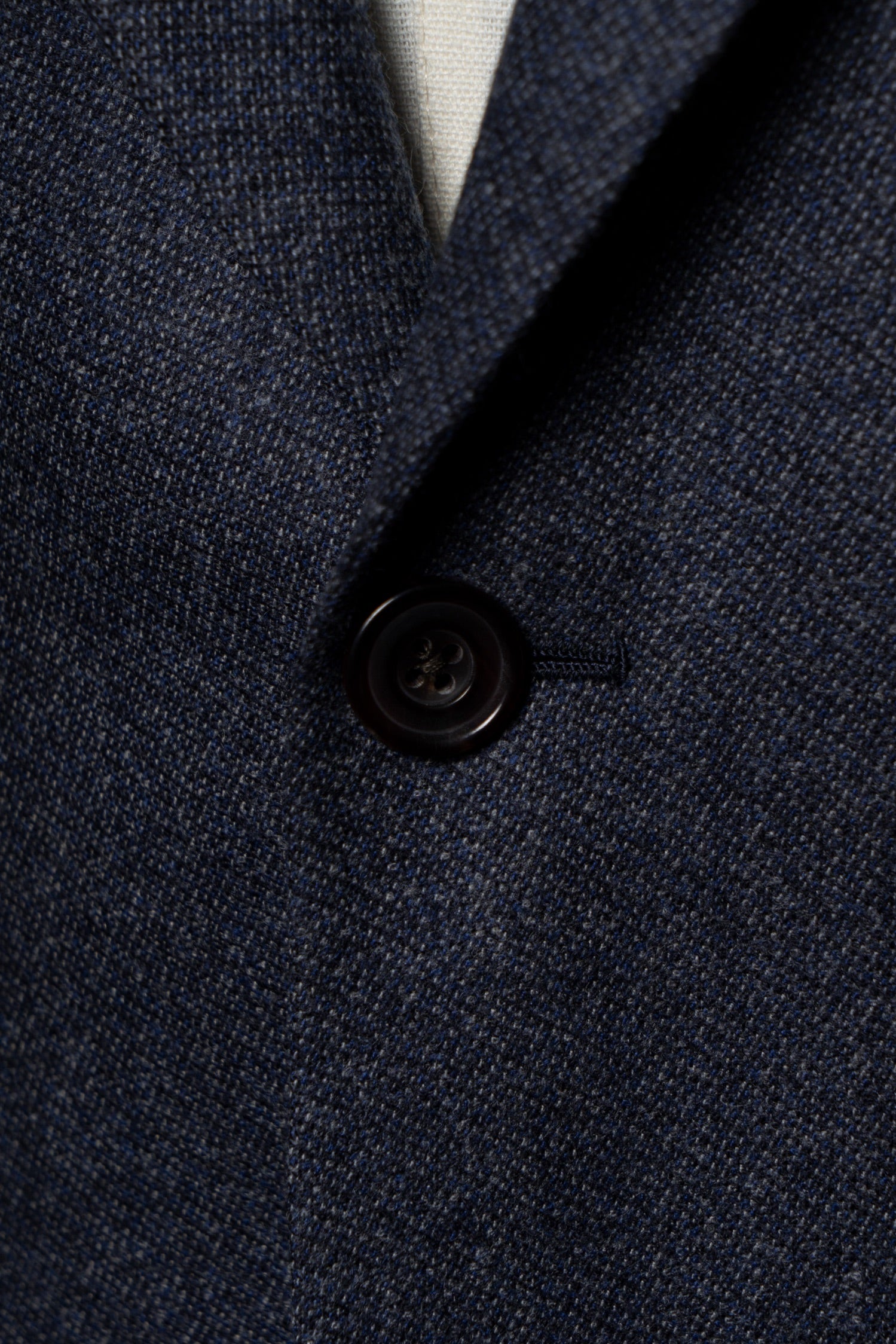 MTO Steel Blue 120s Worsted Flannel Suit #509