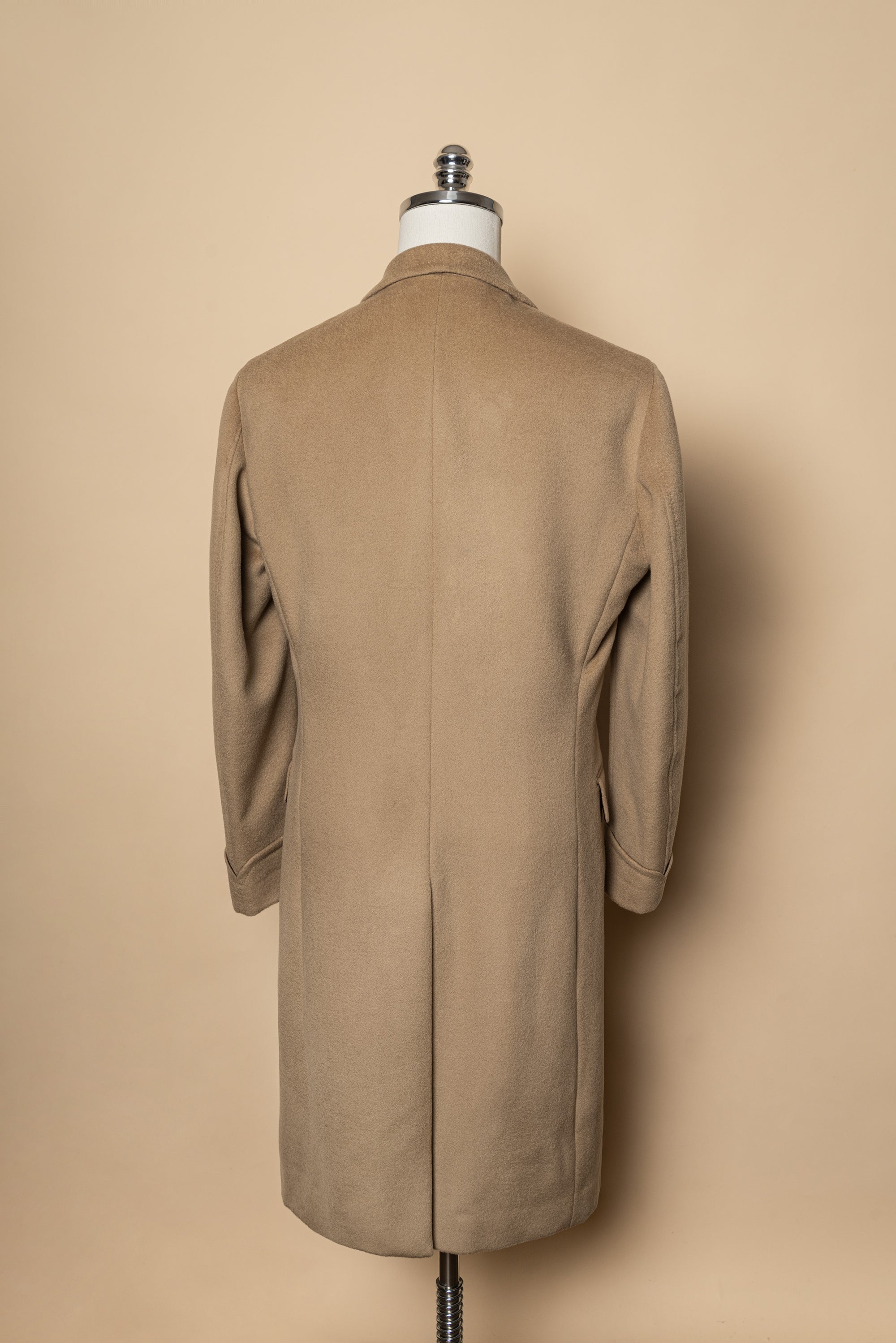 Camel Wool Chesterfield Coat #451