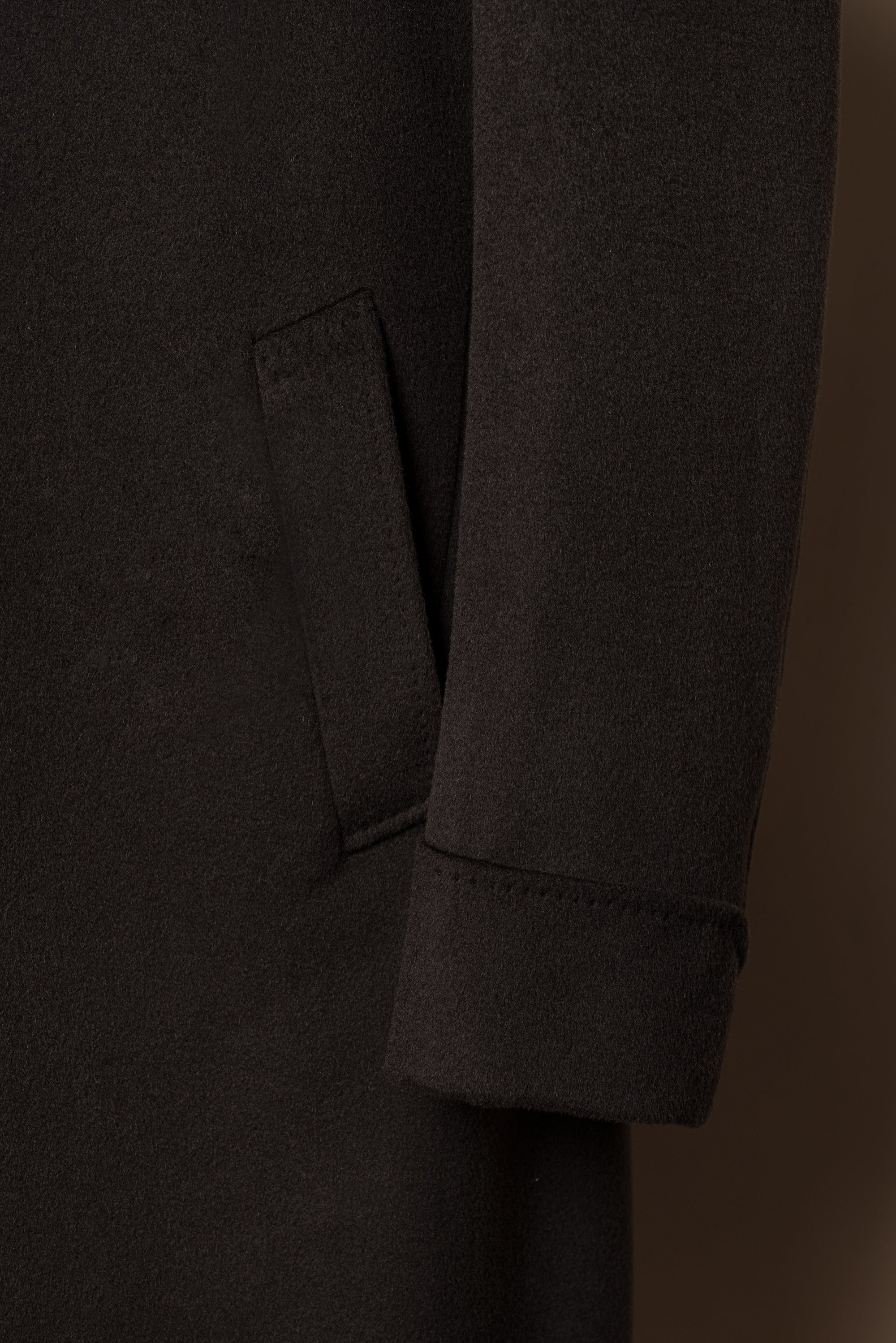 Chocolate Wool Chesterfield Coat #450