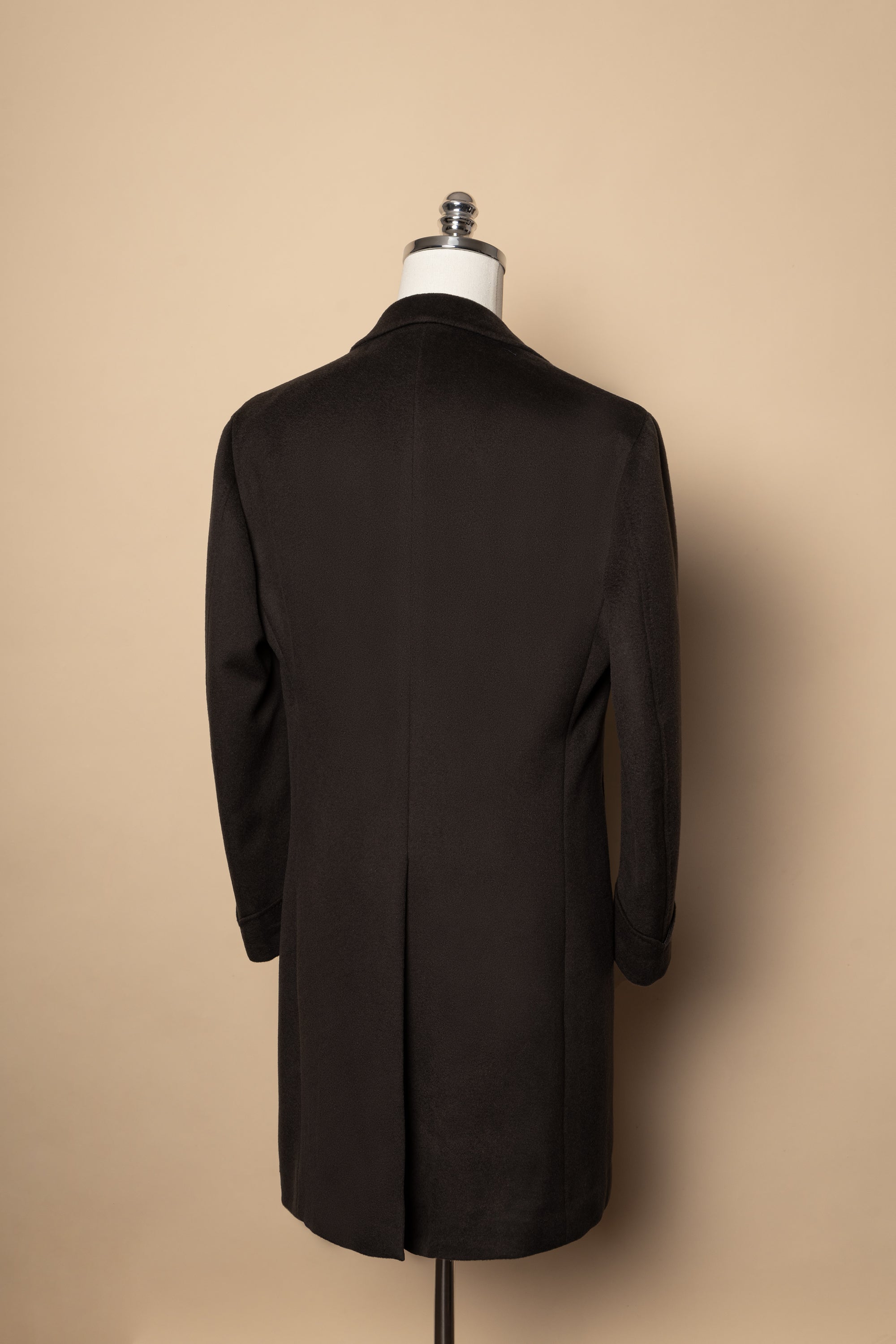 Chocolate Wool Chesterfield Coat #450