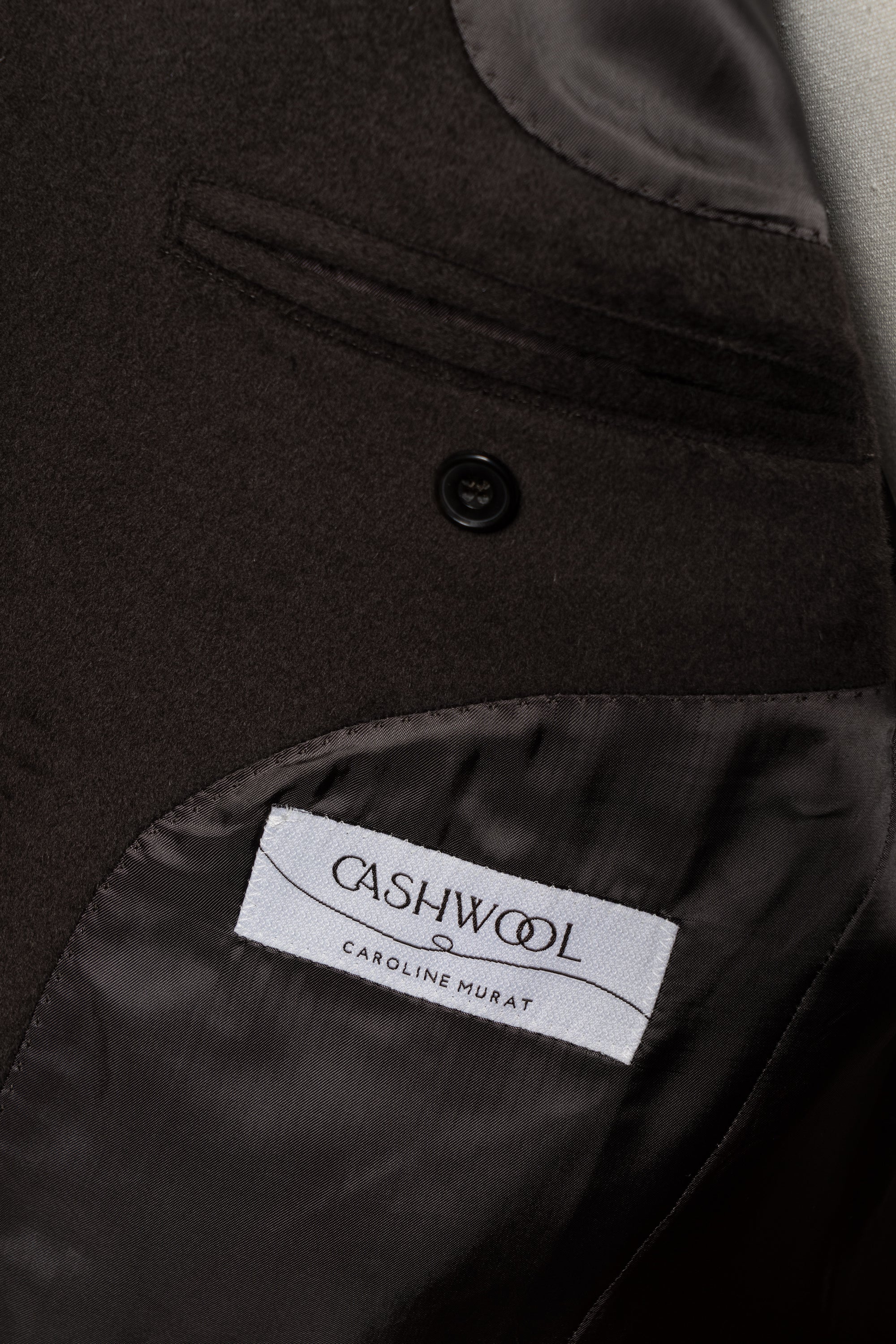 Chocolate Wool Chesterfield Coat #450