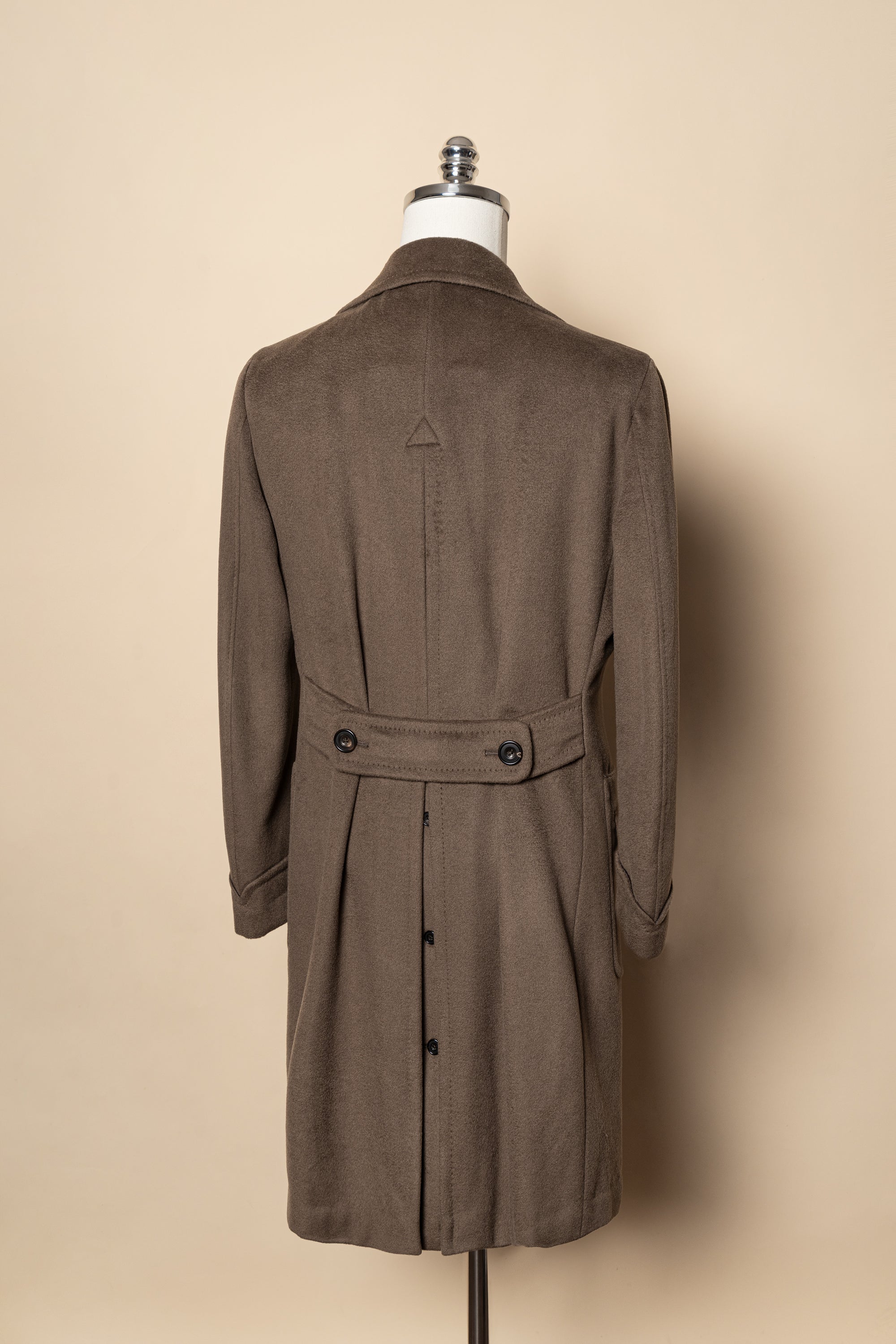 MTO Mocha Cashmere Ulster Coat #489