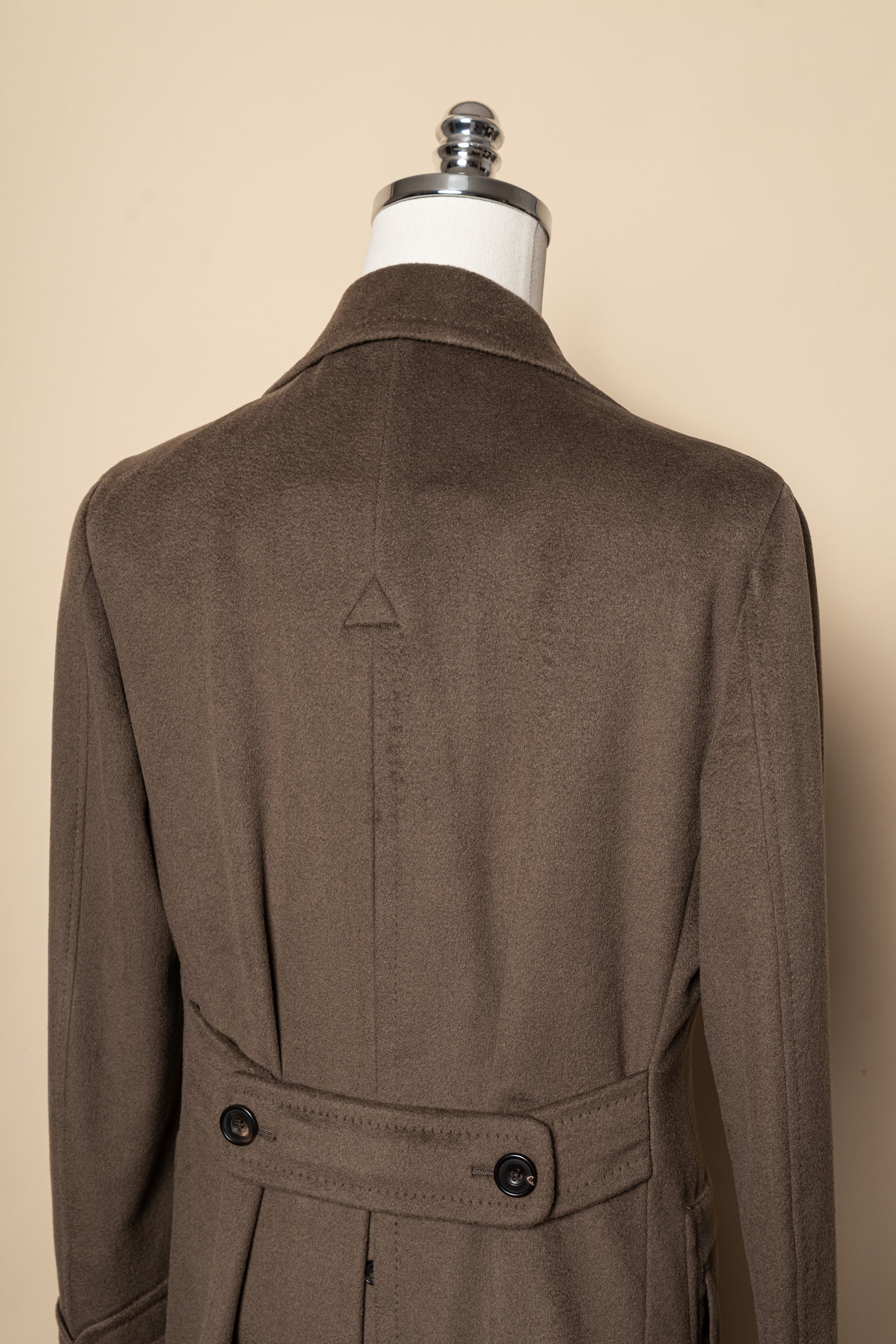 MTO Mocha Cashmere Ulster Coat #489