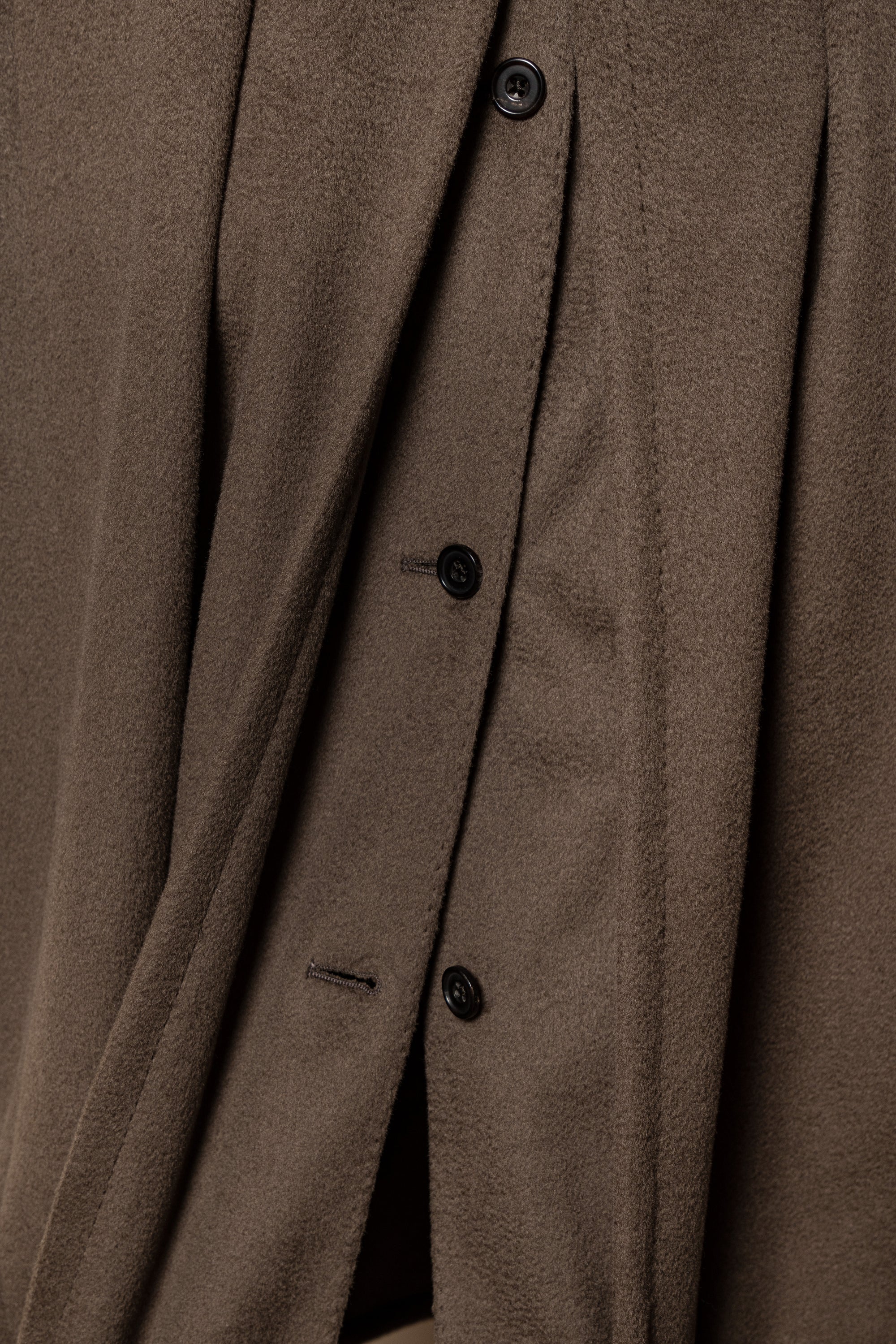 MTO Mocha Cashmere Ulster Coat #489