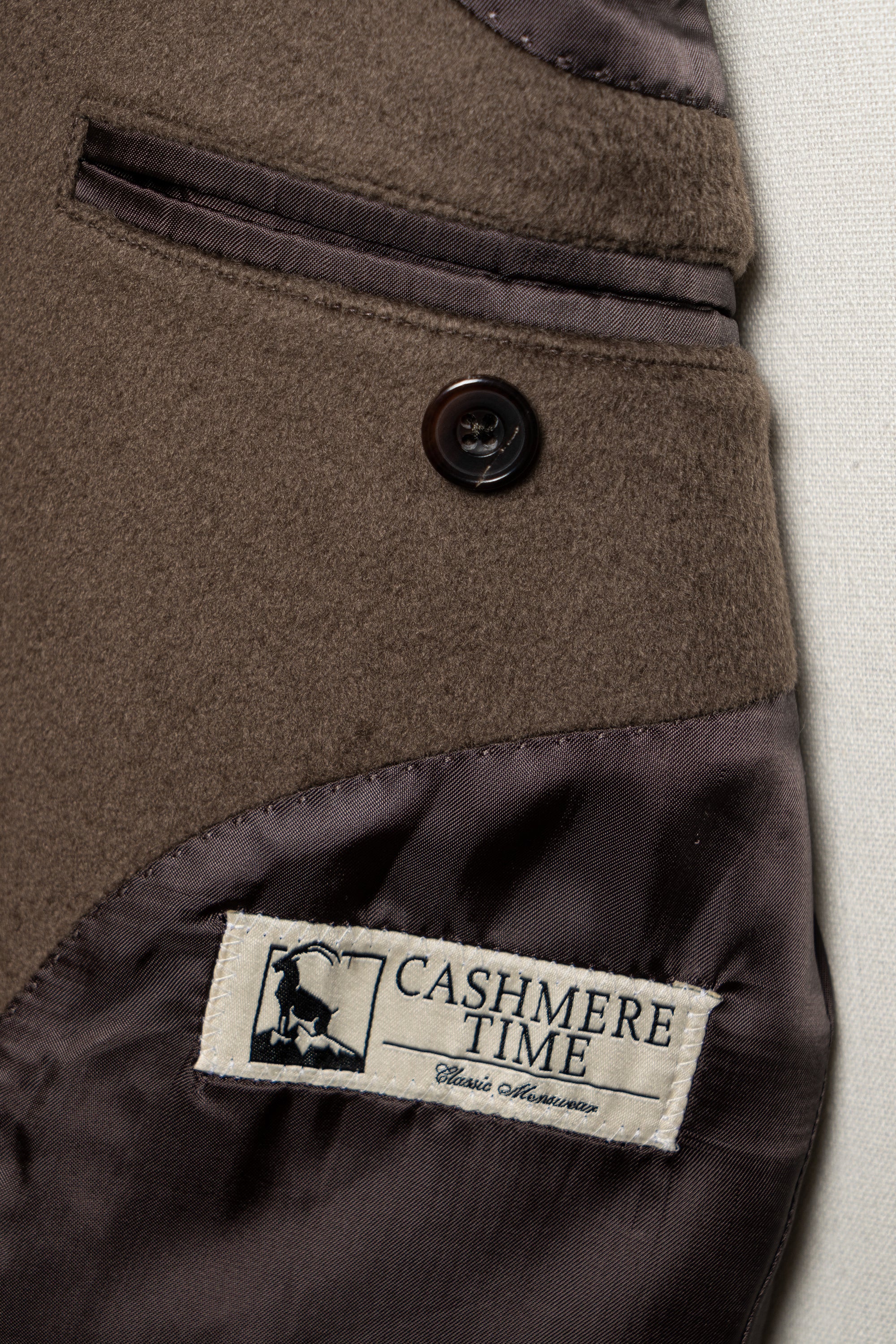 MTO Mocha Cashmere Ulster Coat #489