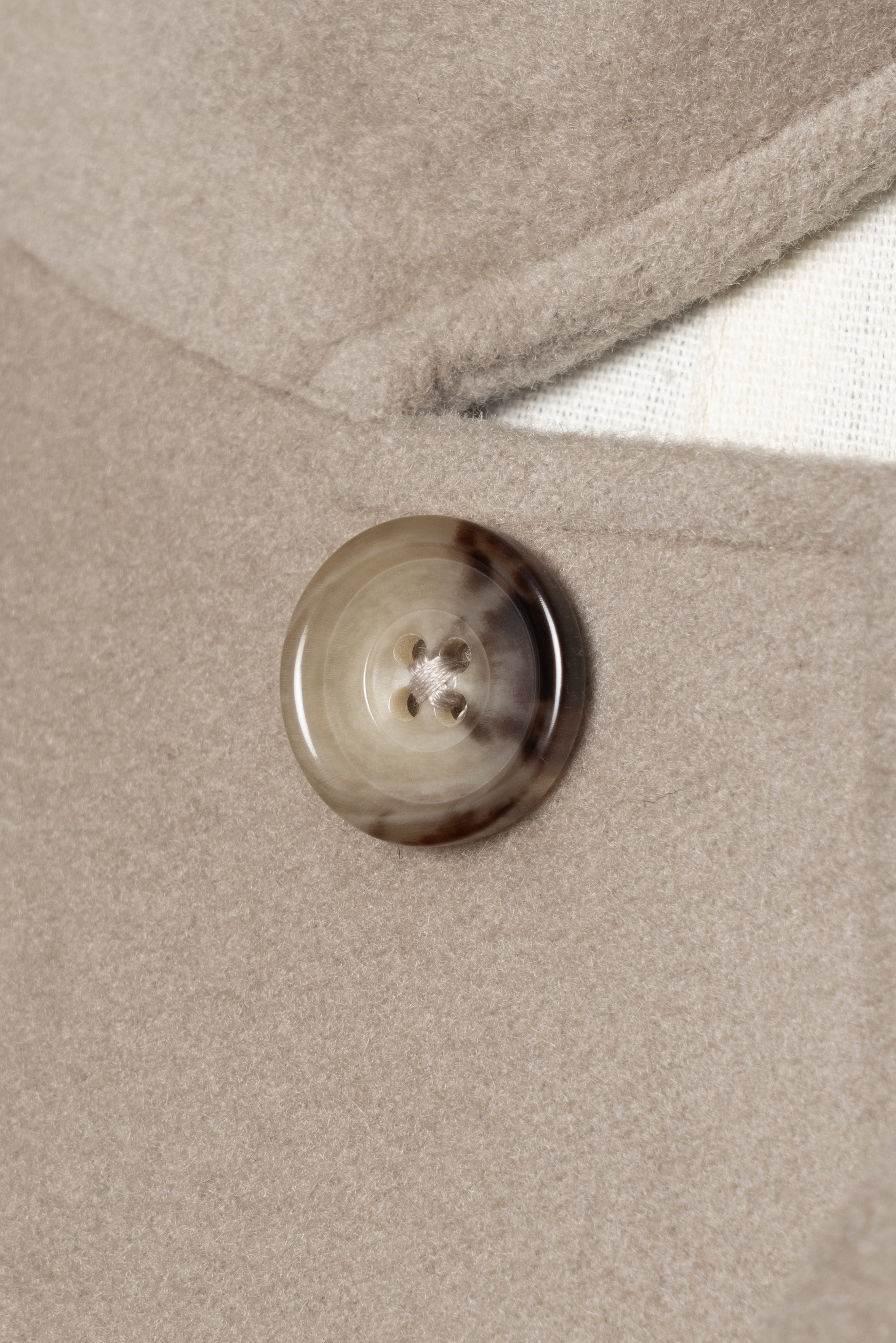 MTO Stone Cashmere Balmacaan Coat #459