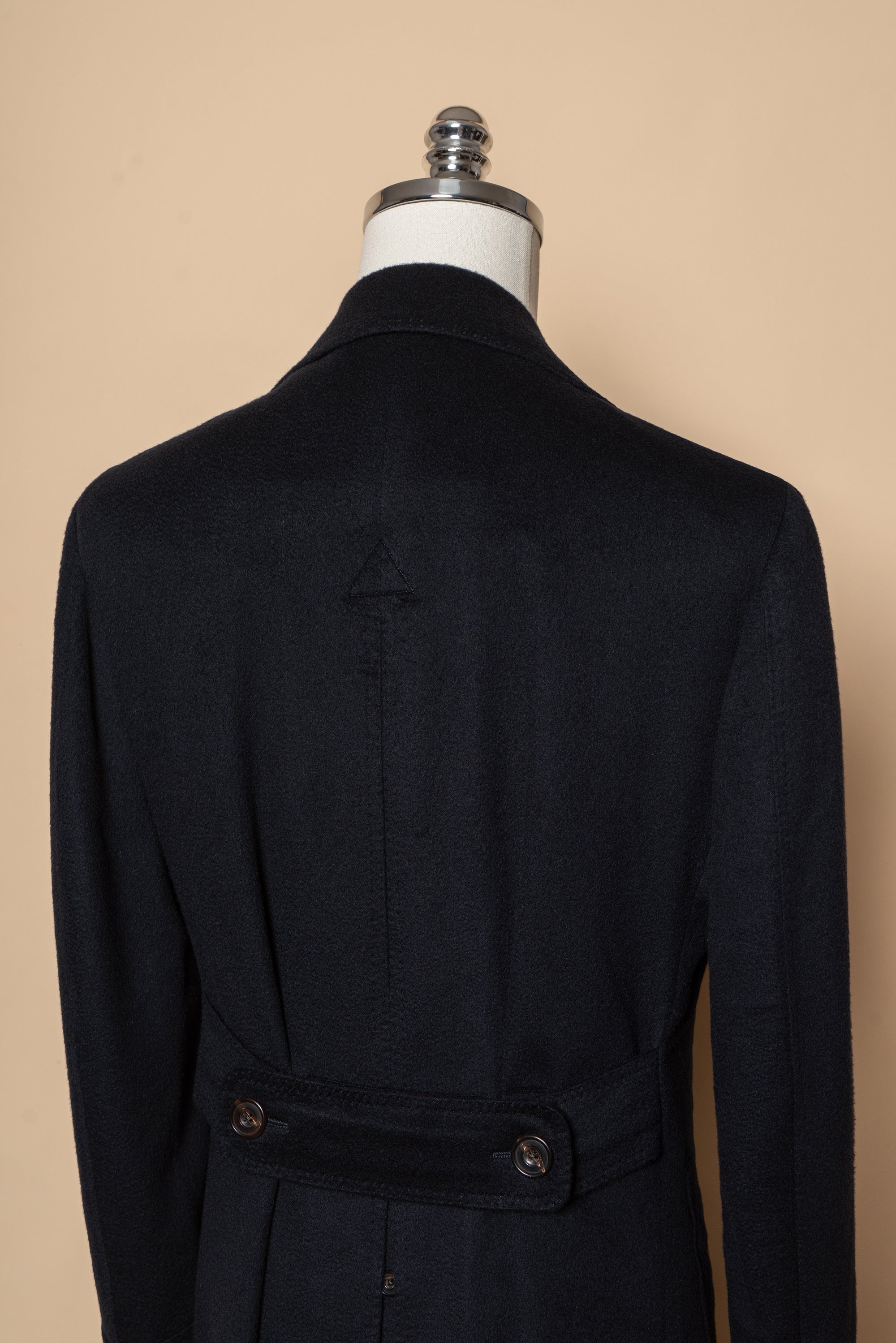 MTO Navy Cashmere Ulster Coat #342