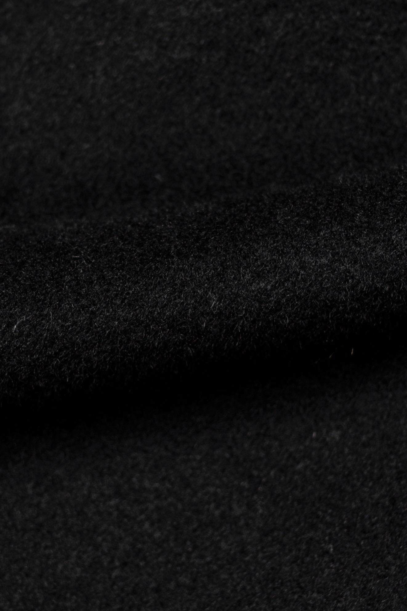 MTO Black Cashmere Polo Coat #826