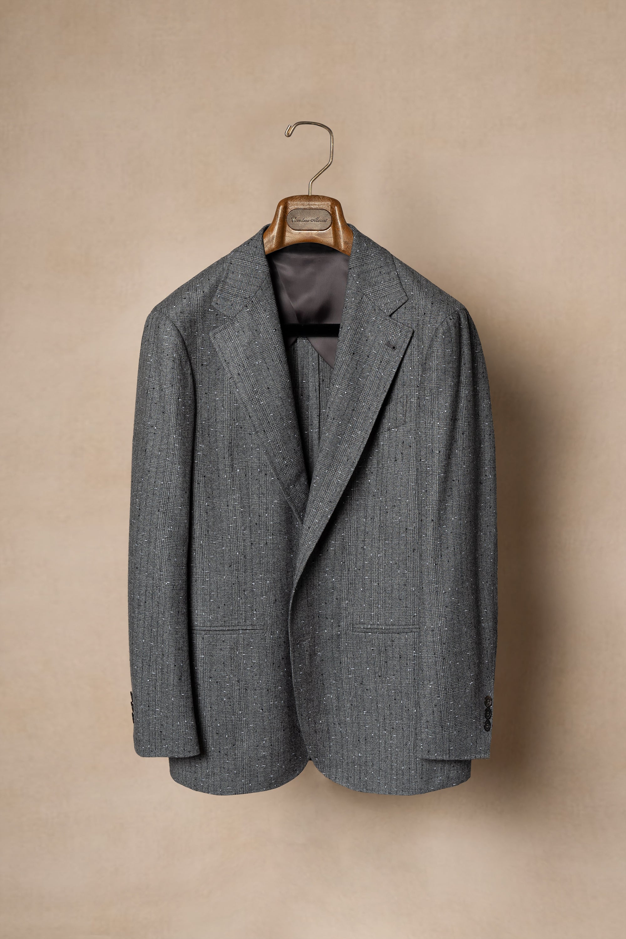 Grey Dotted Glen Check Suit #79