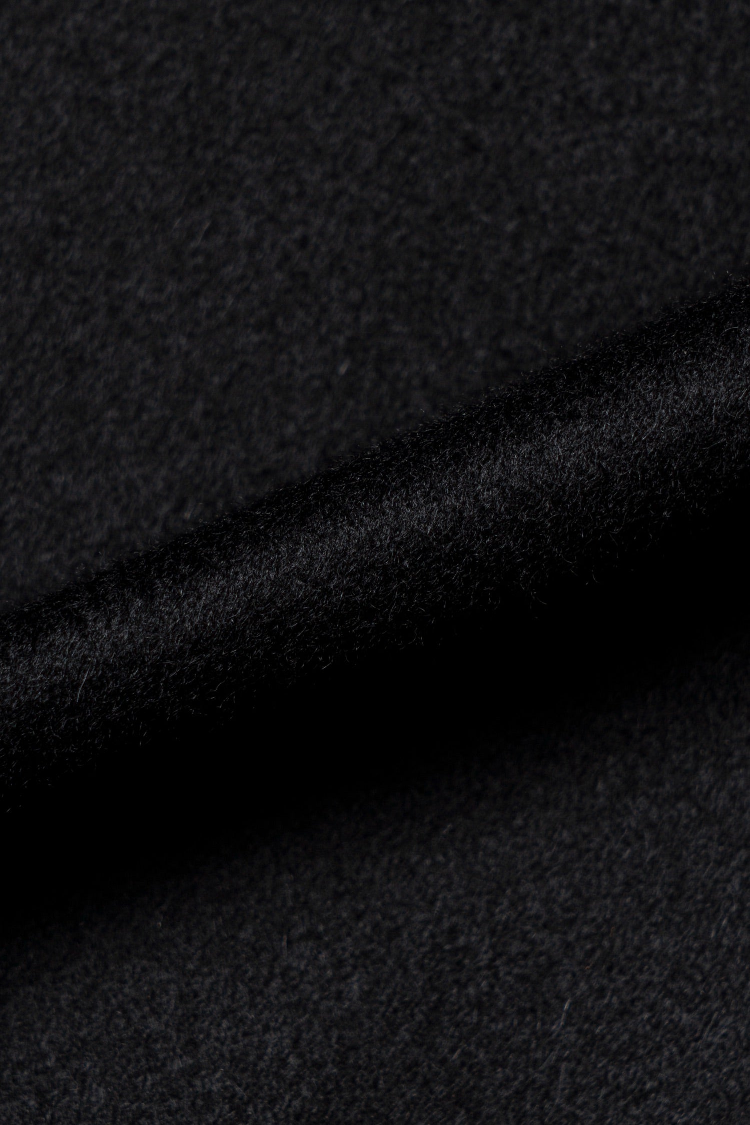 Black Wool Balmacaan Coat #118