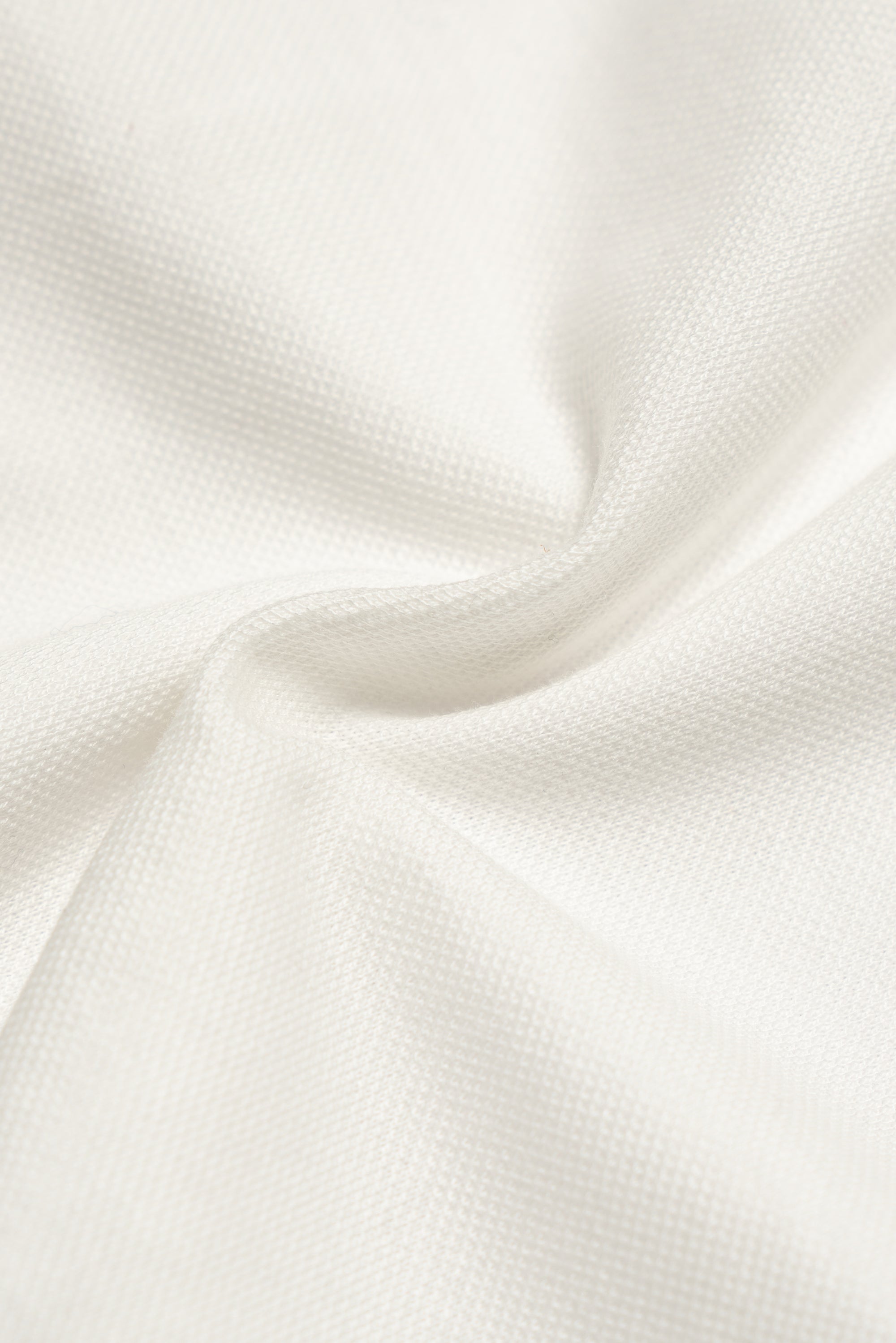 Ivory Cotton Blending Polo Shirt #2202
