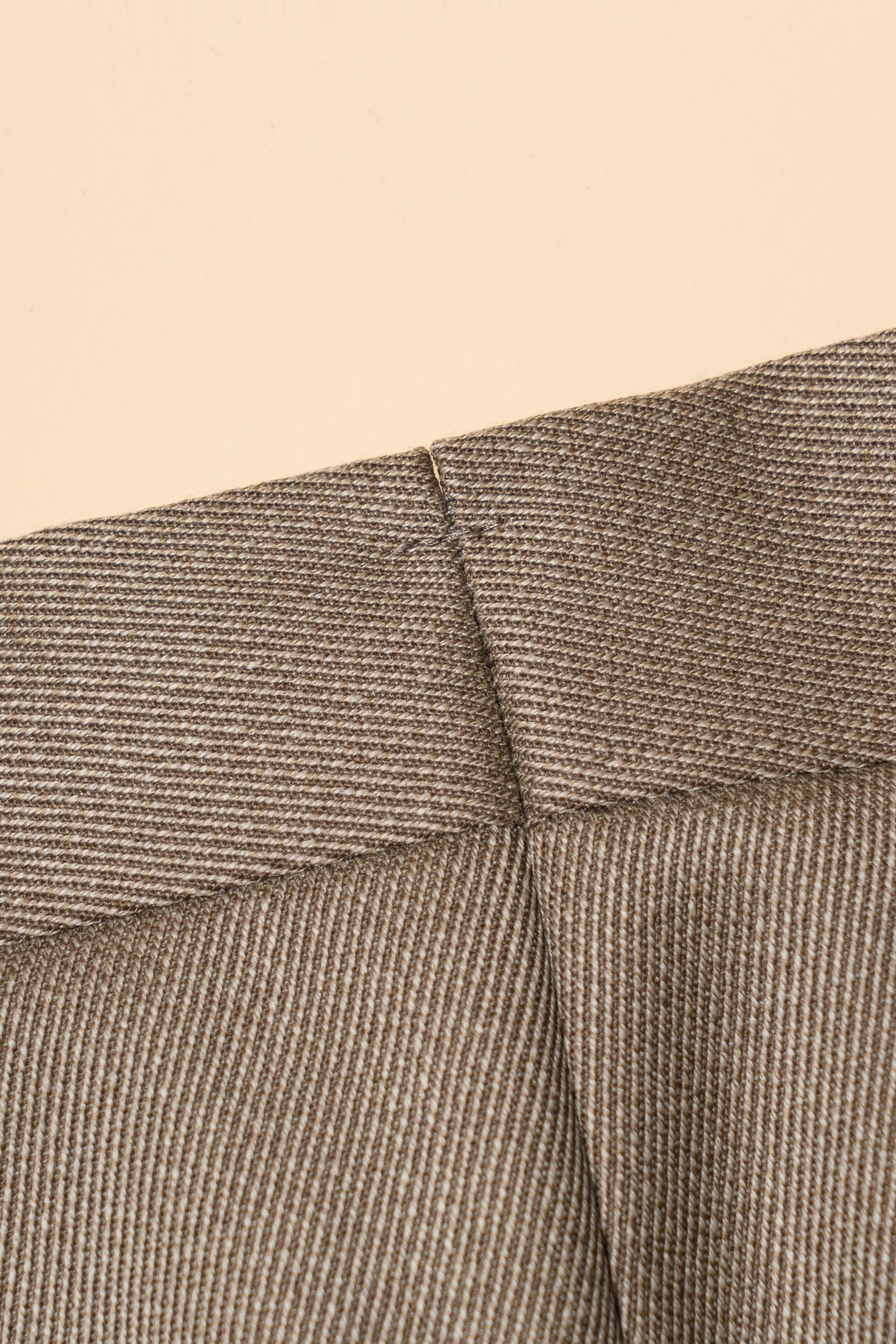 Dark Khaki Wool Whipcord Trousers #395
