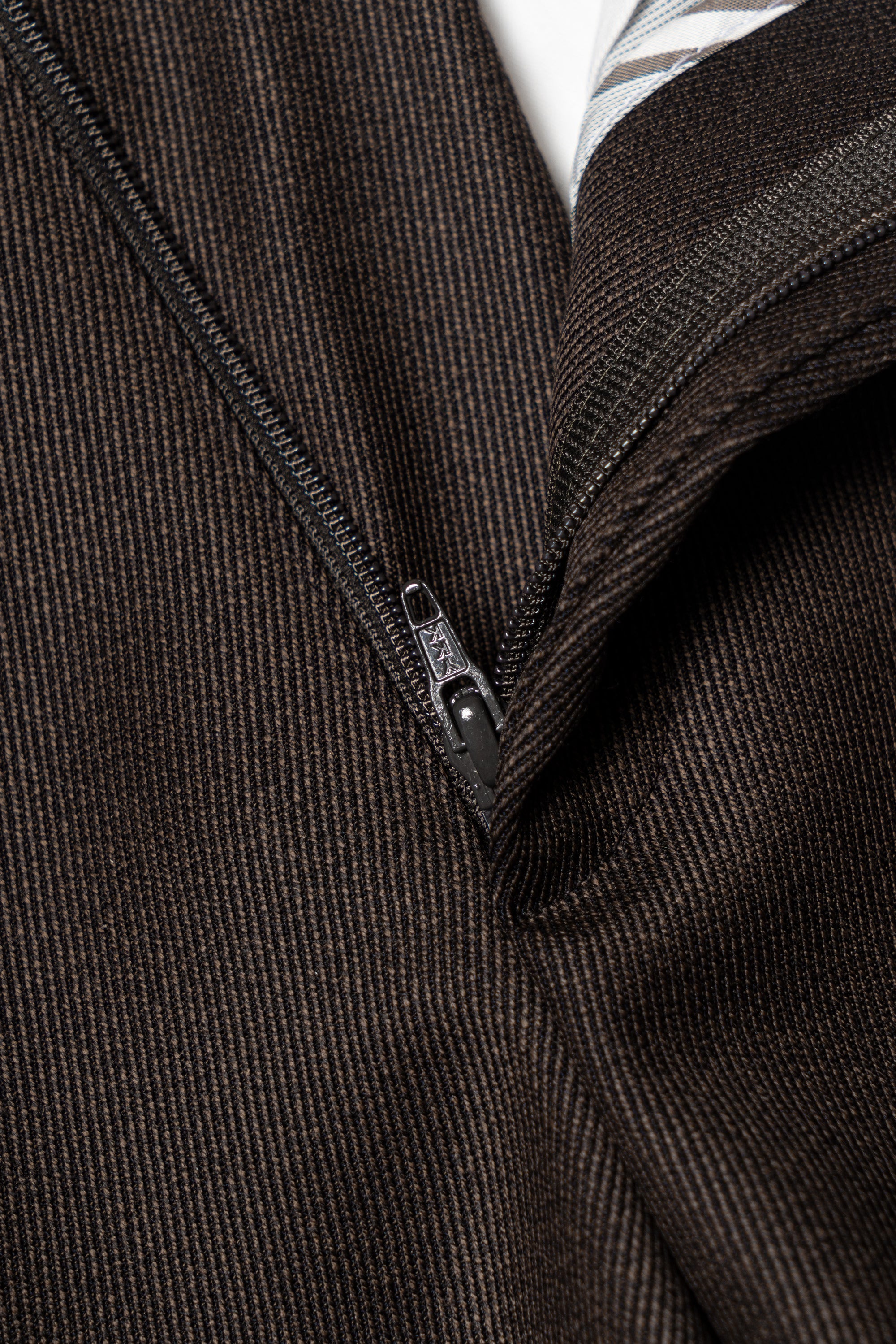 Dark Brown Wool Whipcord Trousers #394