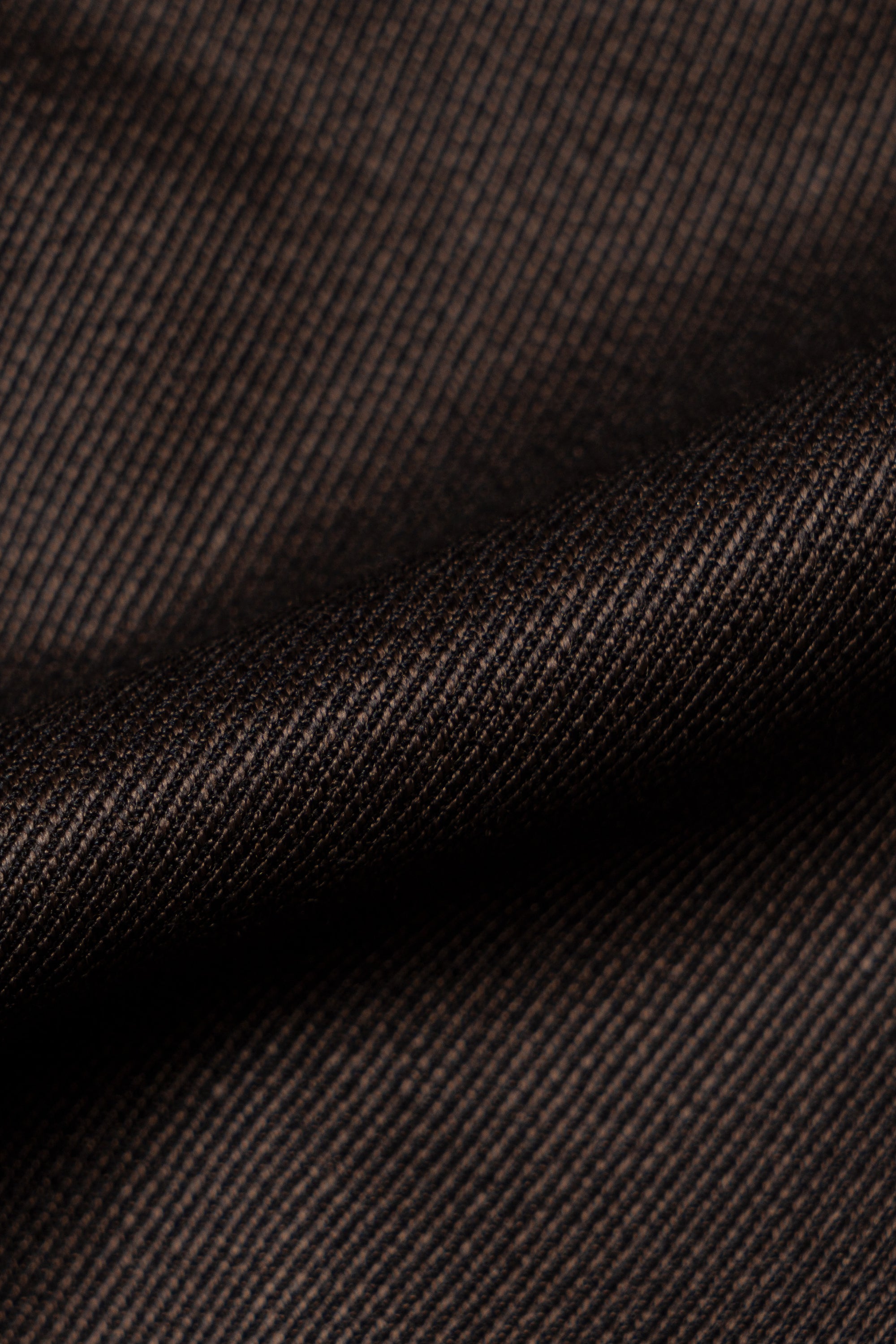 Dark Brown Wool Whipcord Trousers #394