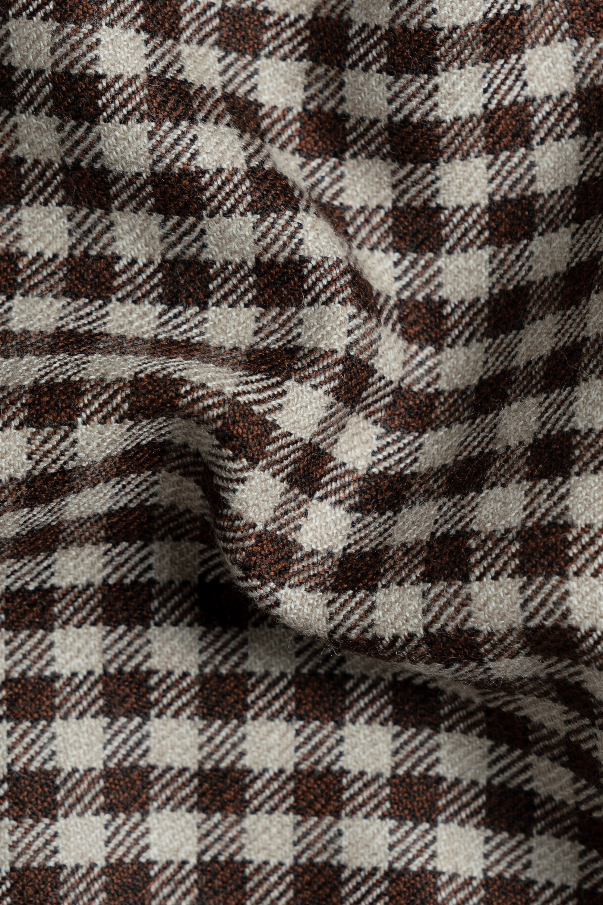 MTO Brown Vichy Check Wool Jacket #95