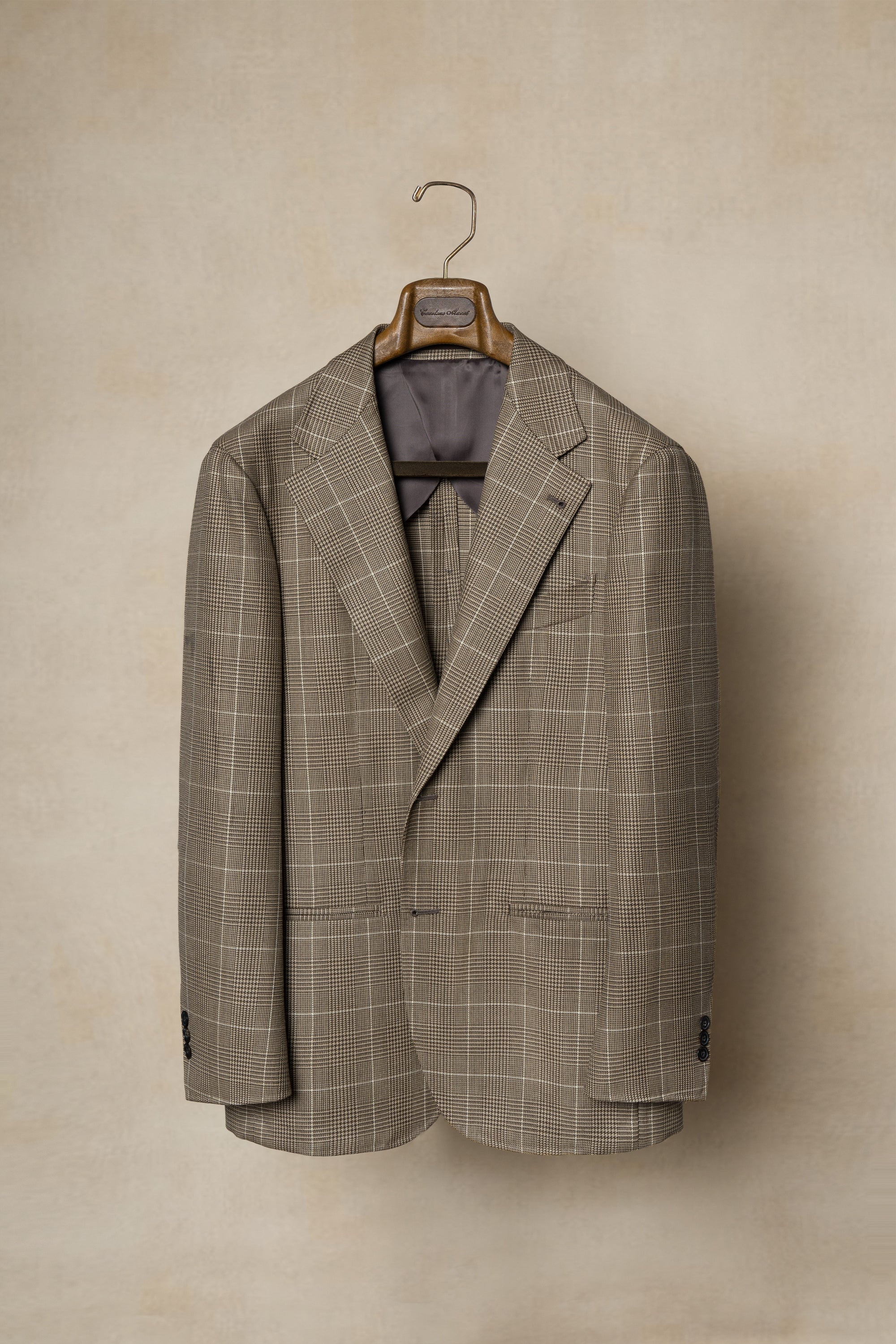 MTO Tan Glen Check Jacket #172