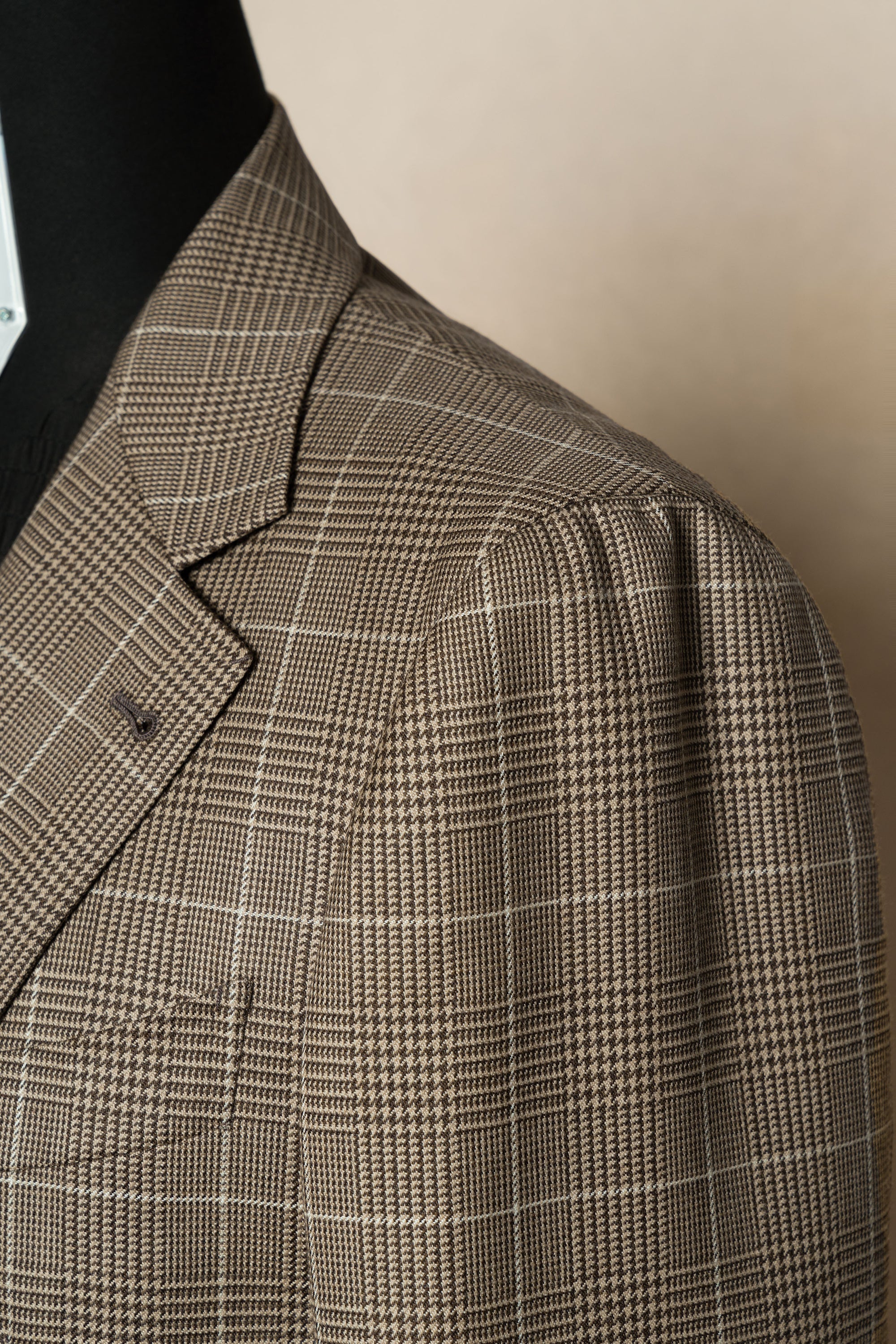 MTO Tan Glen Check Jacket #172