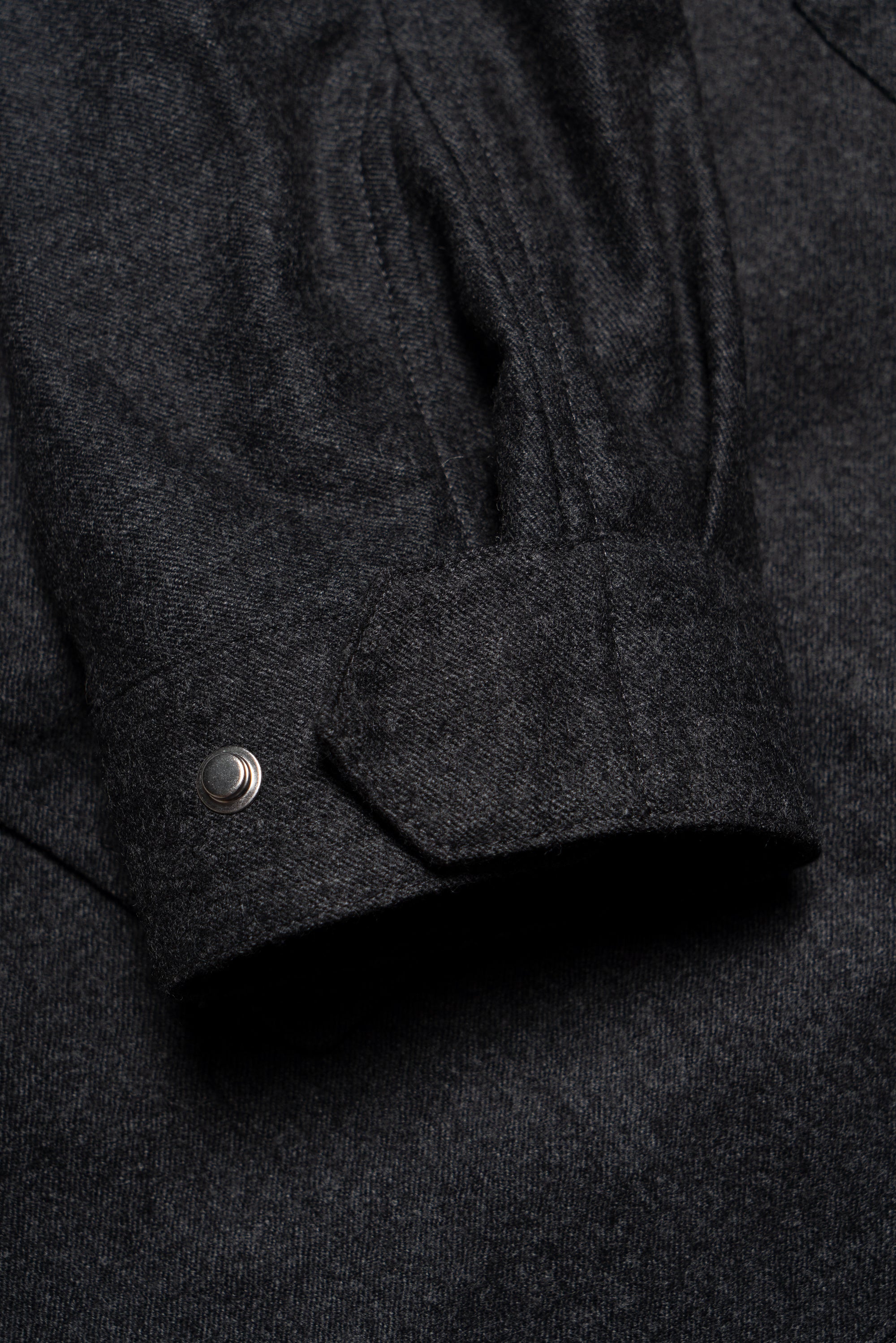 MTO Charcoal Wool M65 Jacket #444