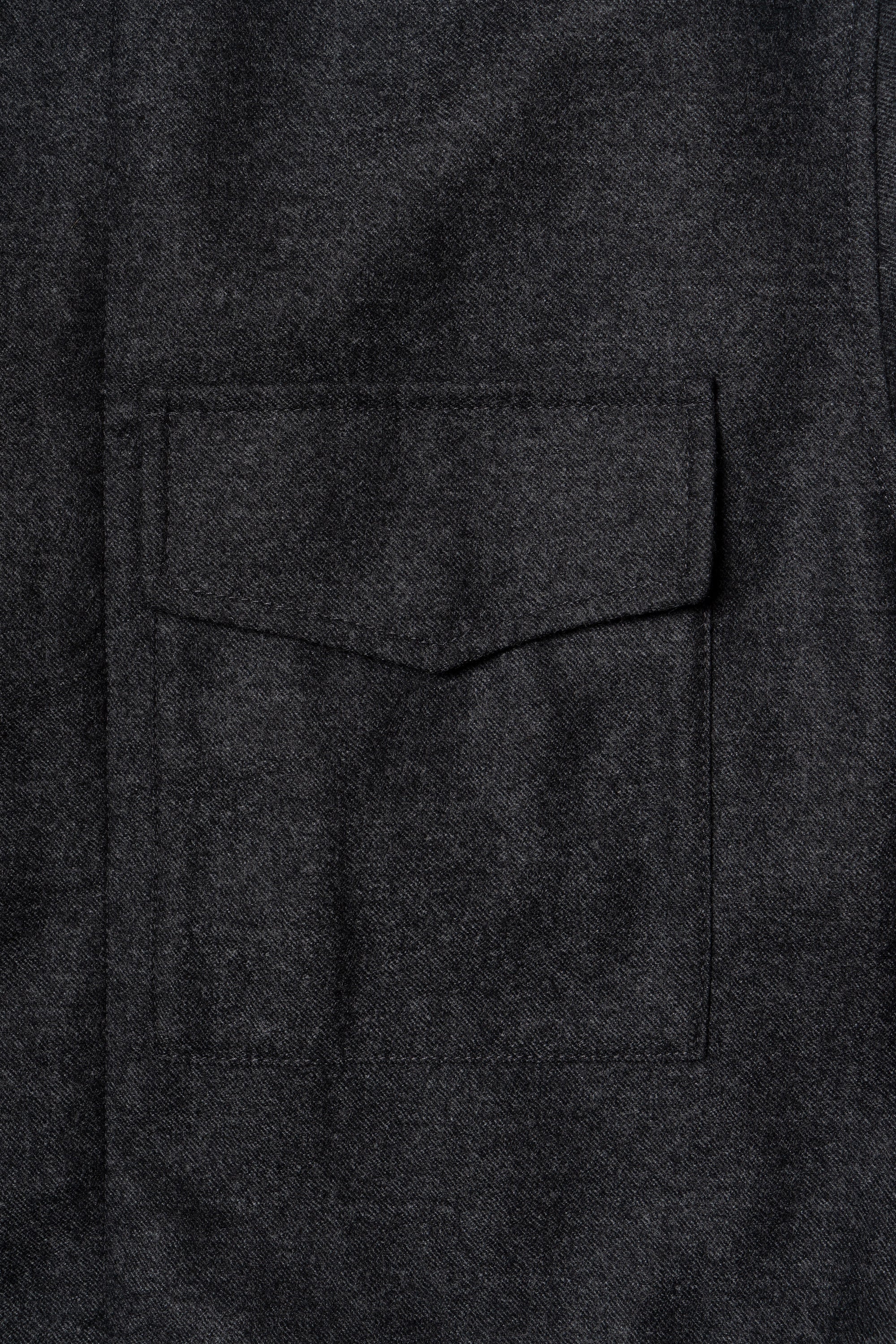 MTO Charcoal Wool M65 Jacket #444