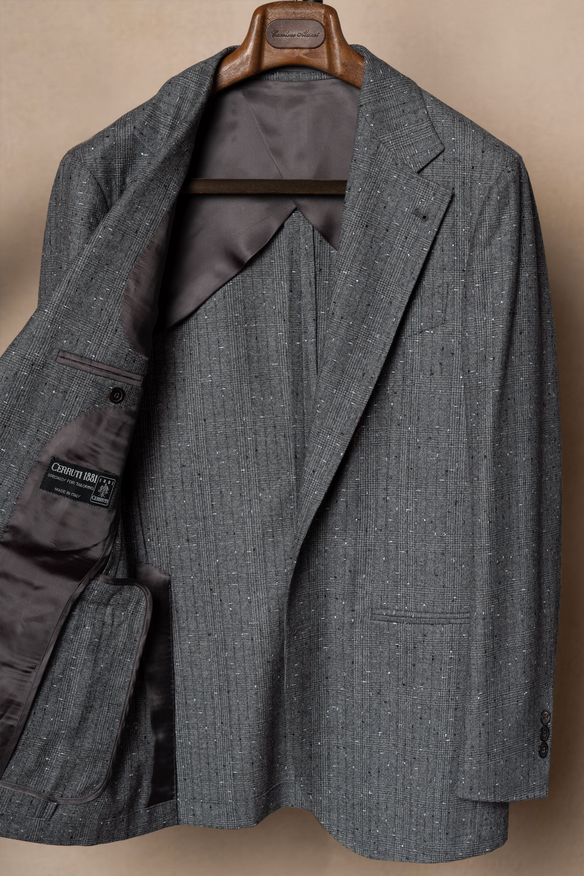 Grey Dotted Glen Check Suit #79