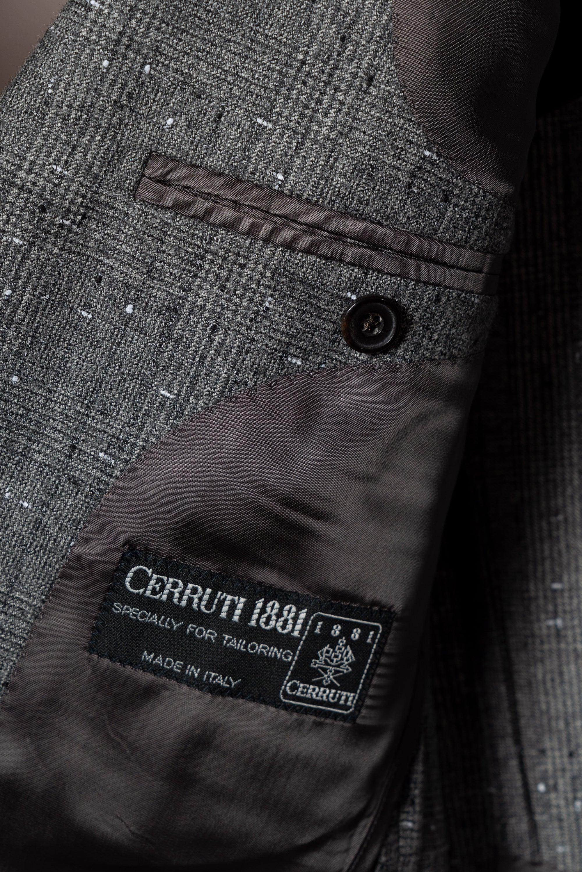 Grey Dotted Glen Check Suit #79