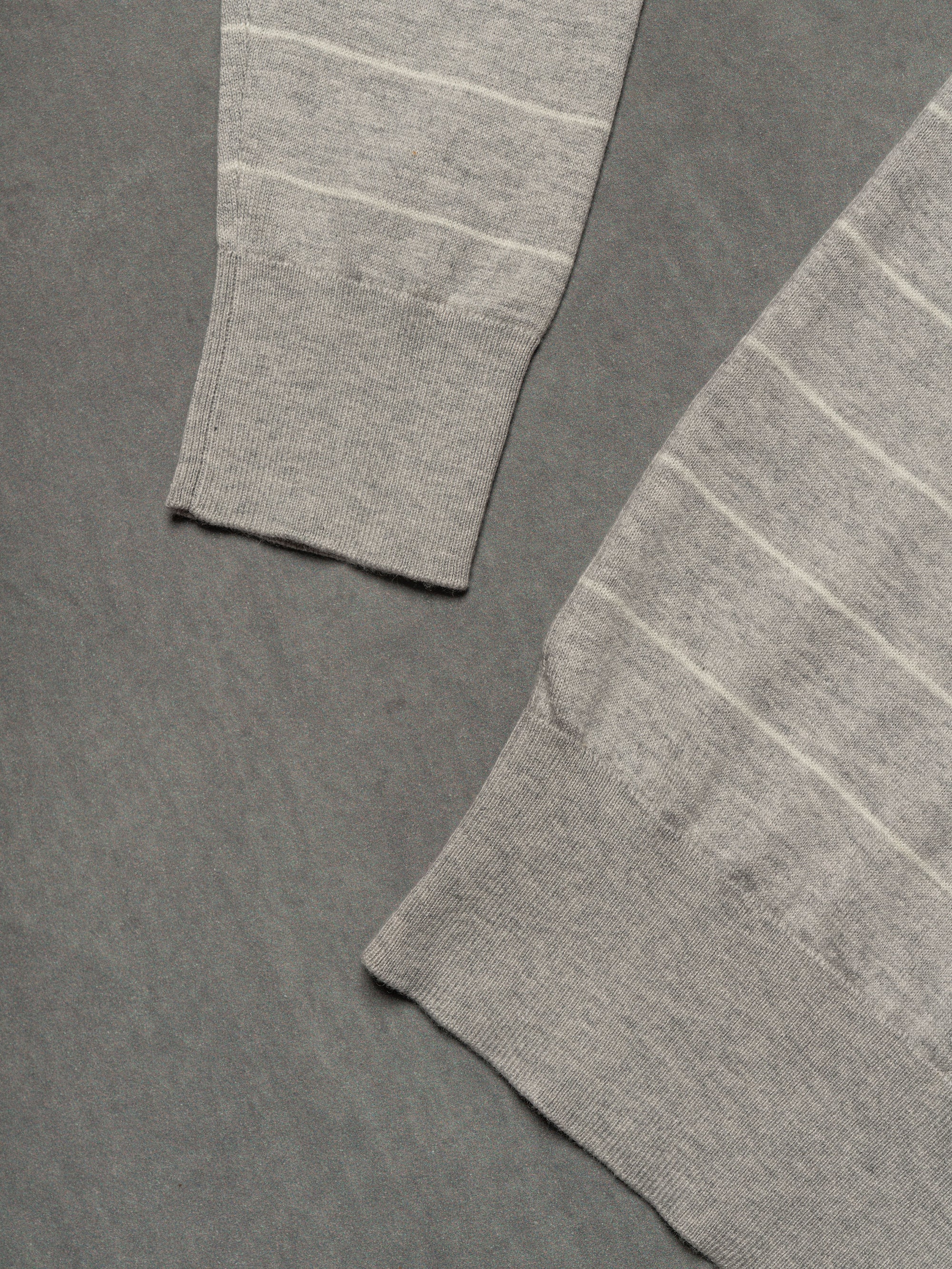 Light Grey Breton Top Crew Neck