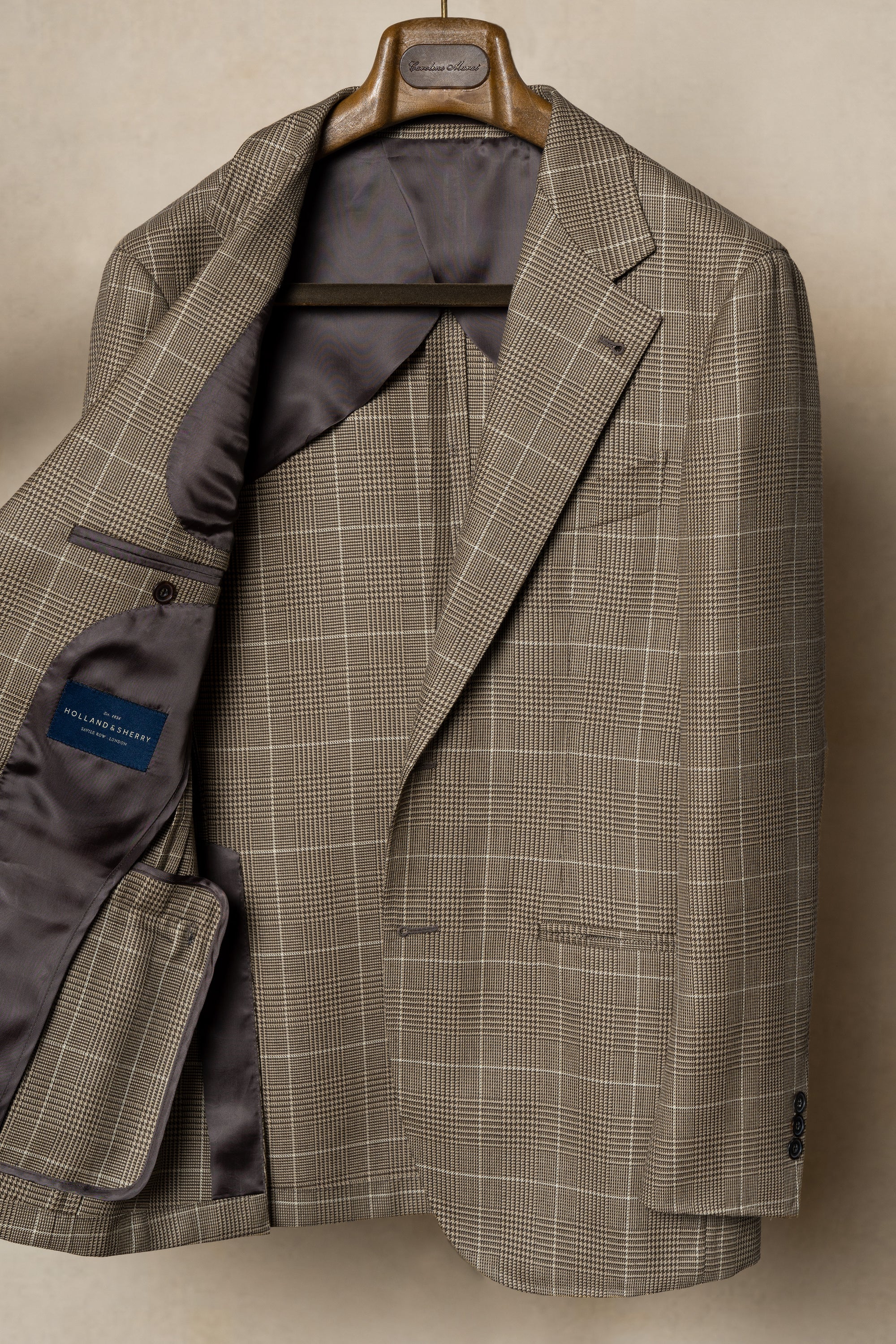 MTO Tan Glen Check Jacket #172