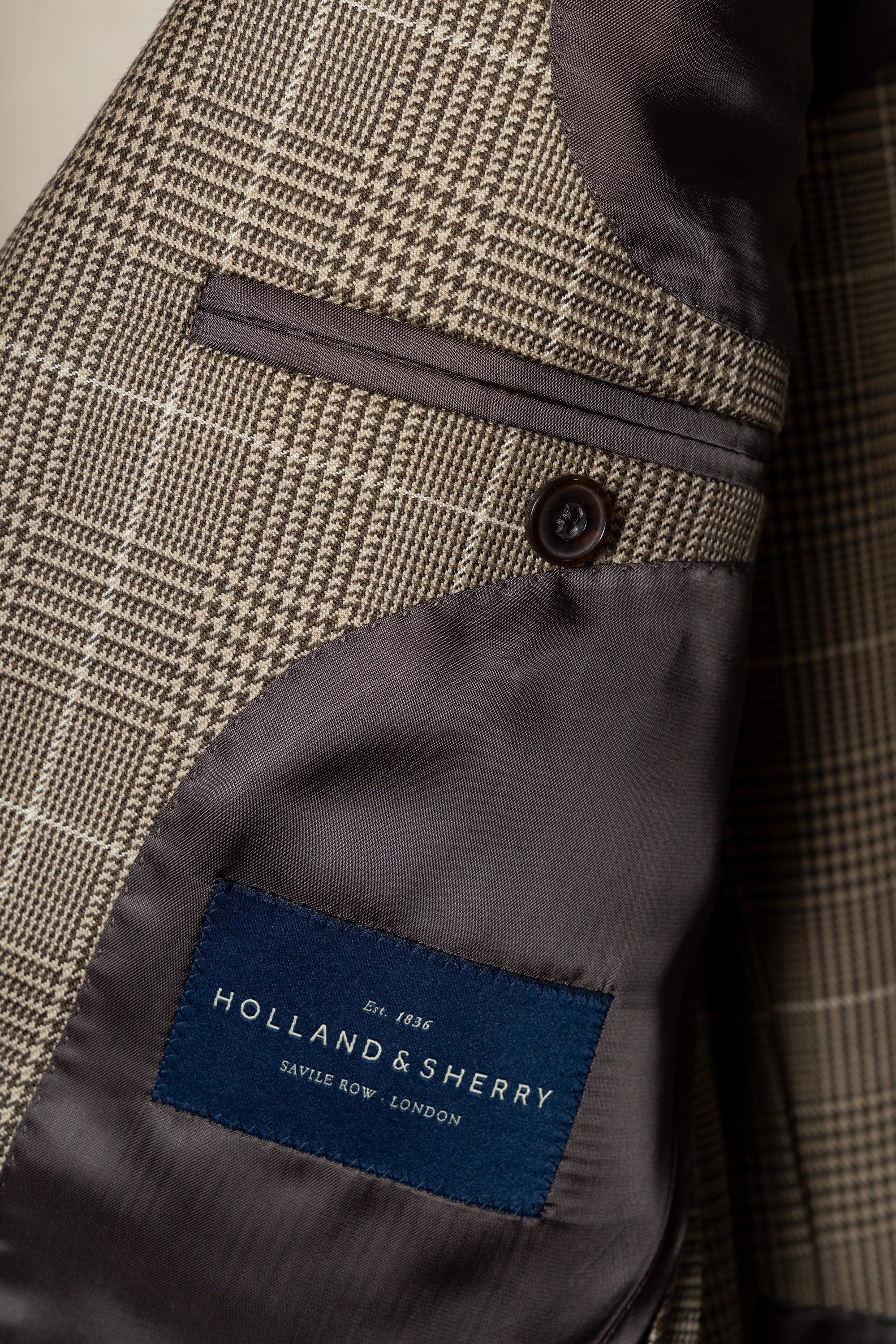 MTO Tan Glen Check Jacket #172
