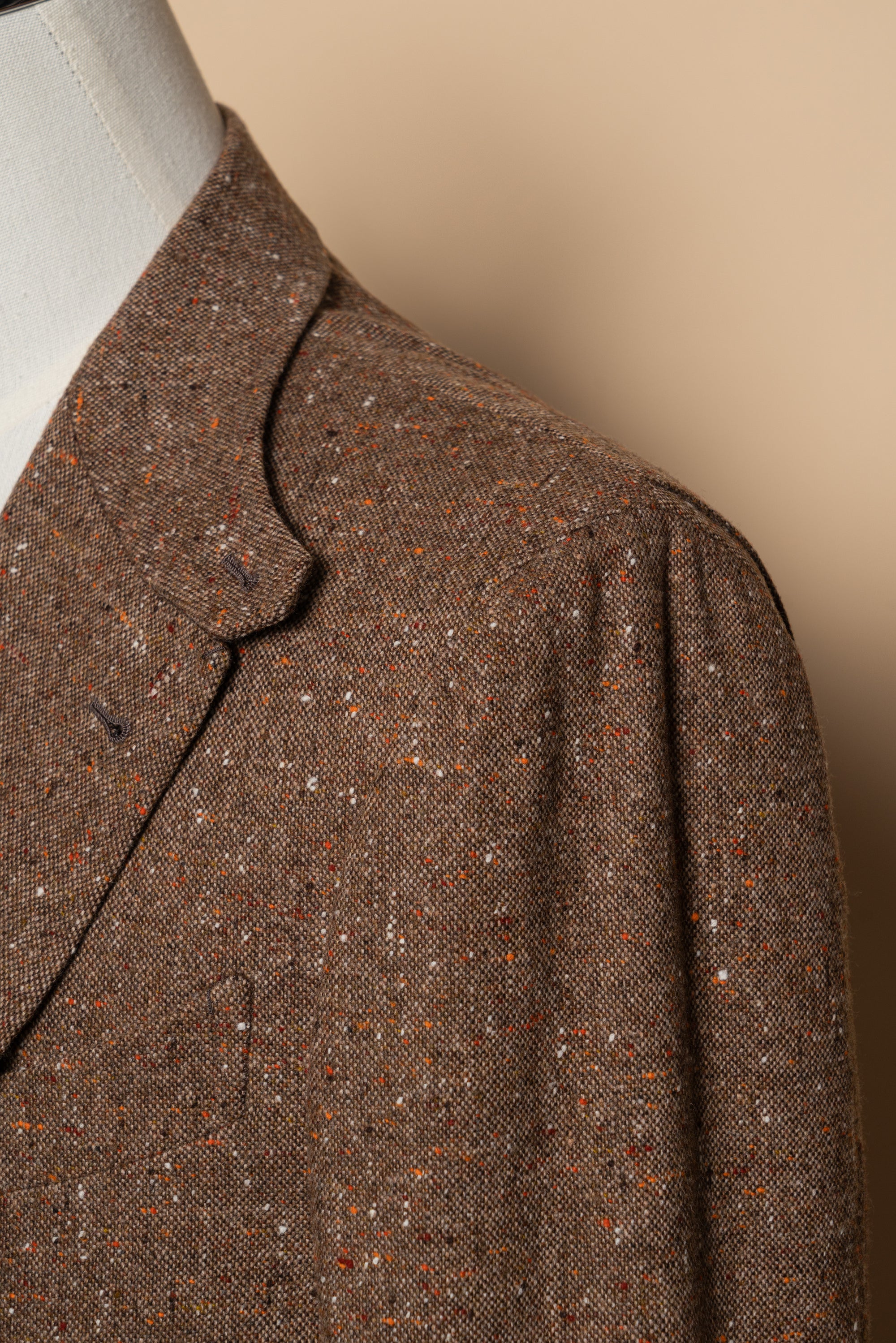 MTO Caramel Donegal Wool Jacket