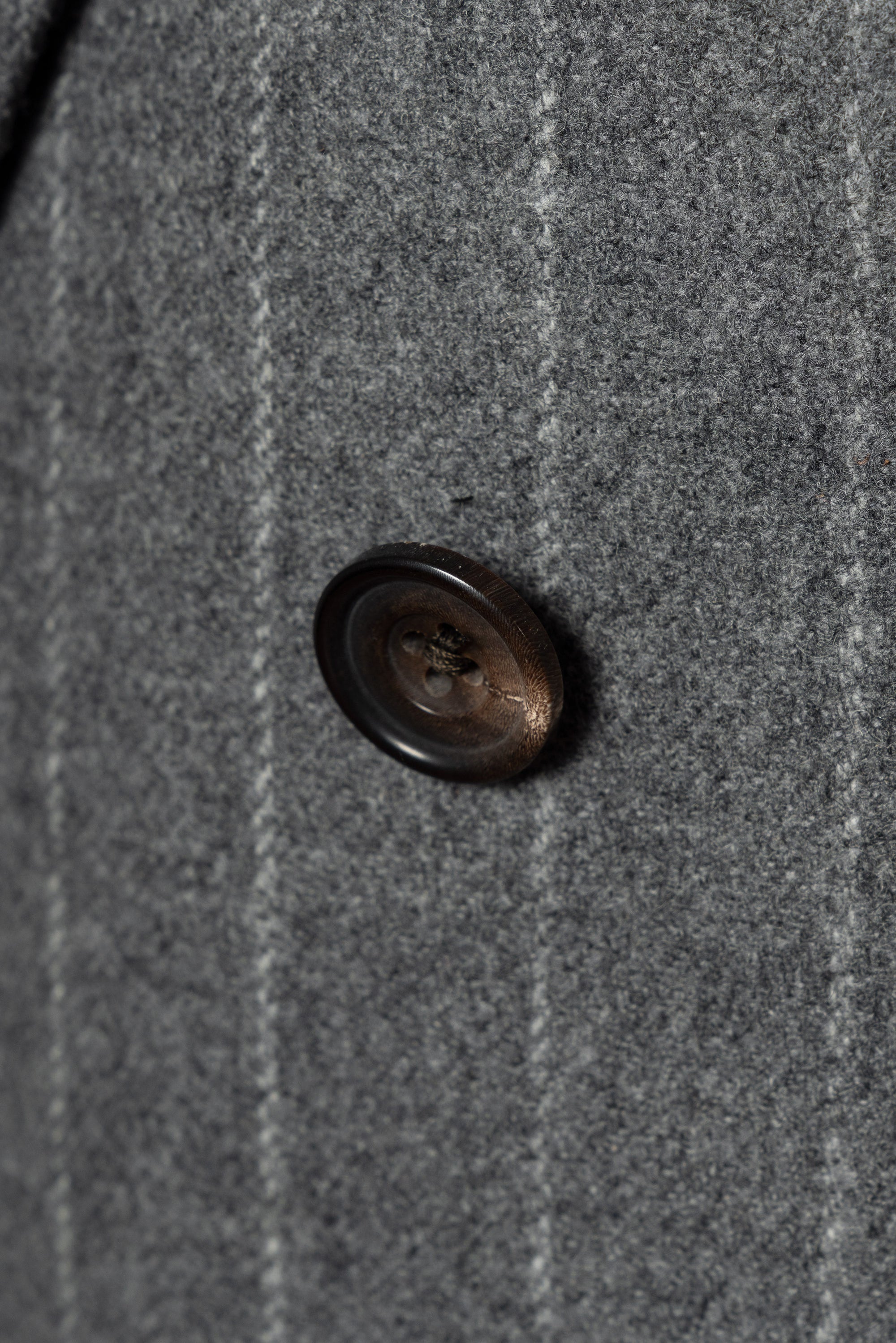 Grey Chalk Stripe Flannel Suit #134