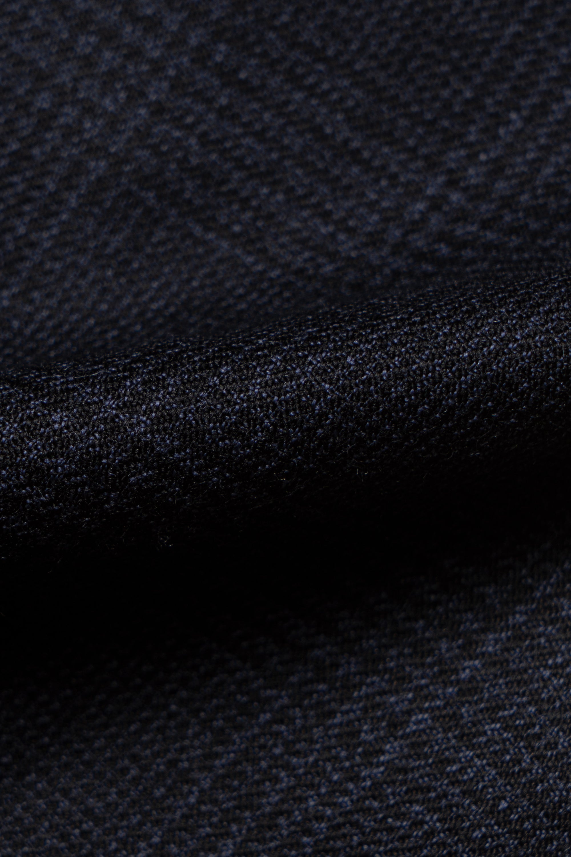 MTO Navy Glen Check Wool Suit #390