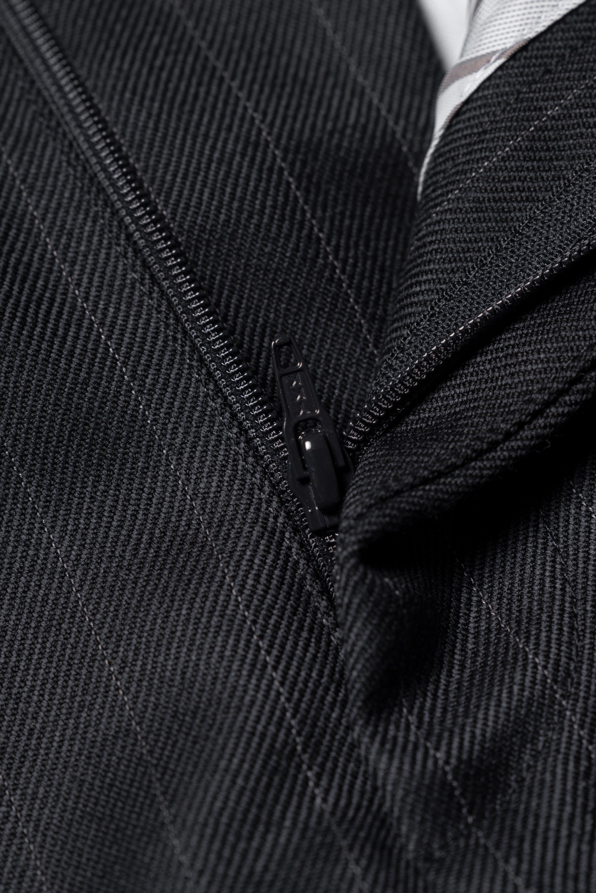 MTO Navy Pinstripe Heavyweight Wool Suit #174