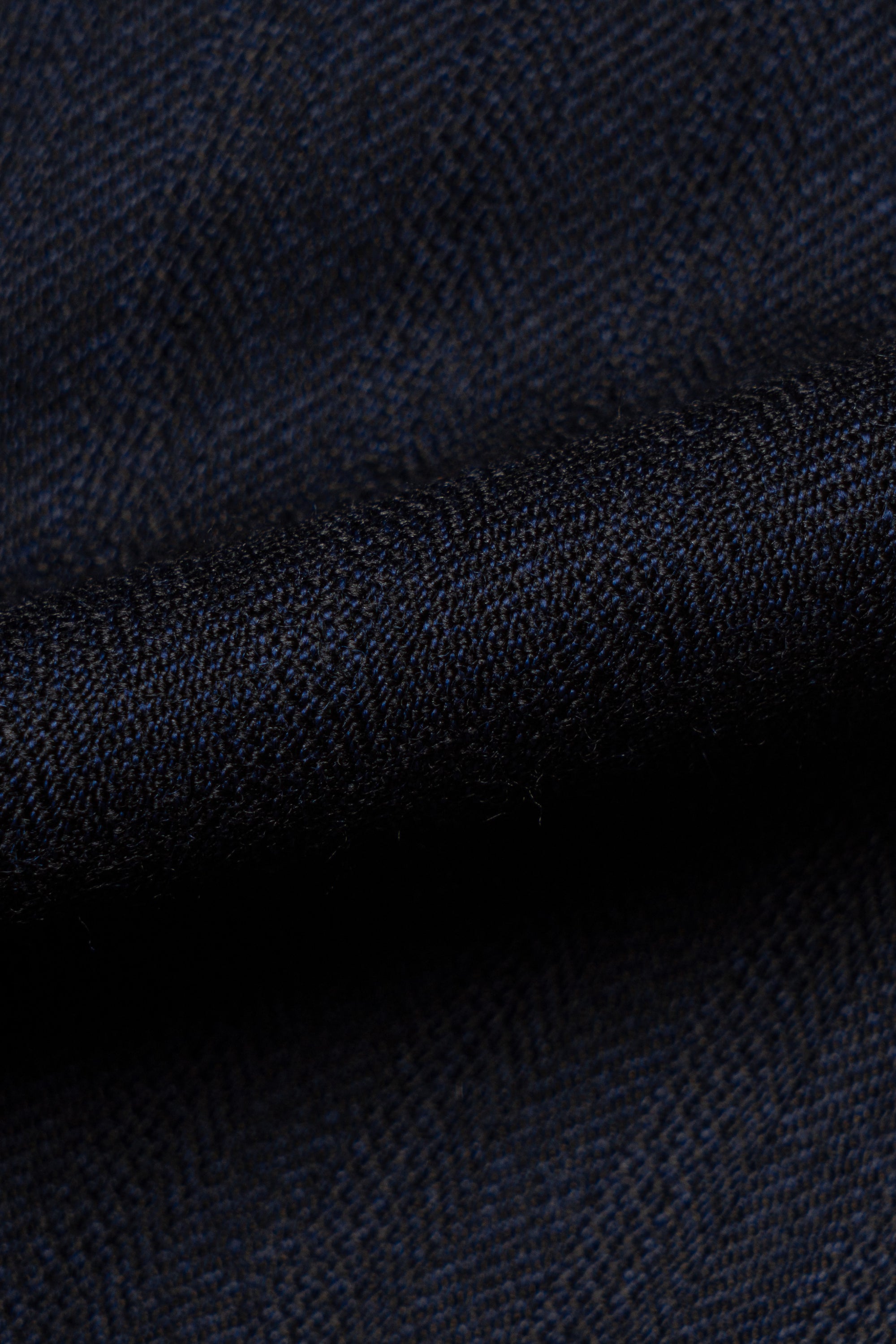 MTO Navy Herringbone Wool Suit #387