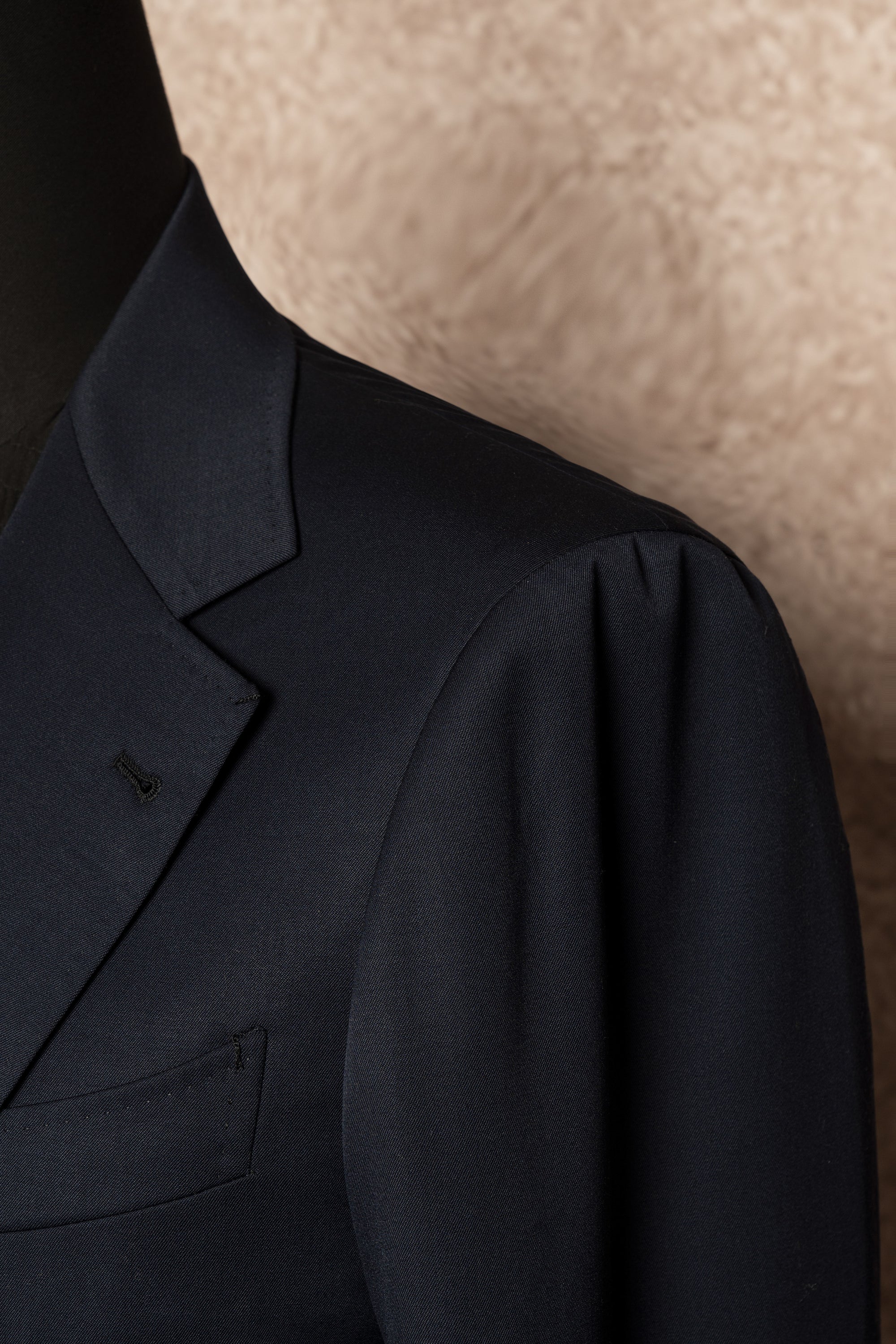 MTO Navy Worsted Suit