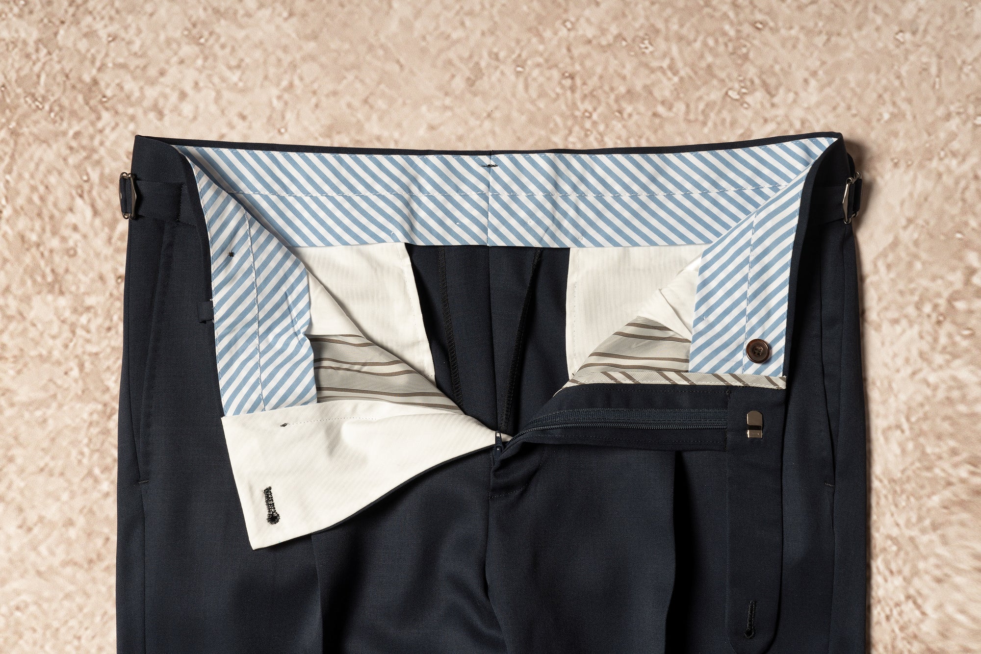 MTO Navy Worsted Suit