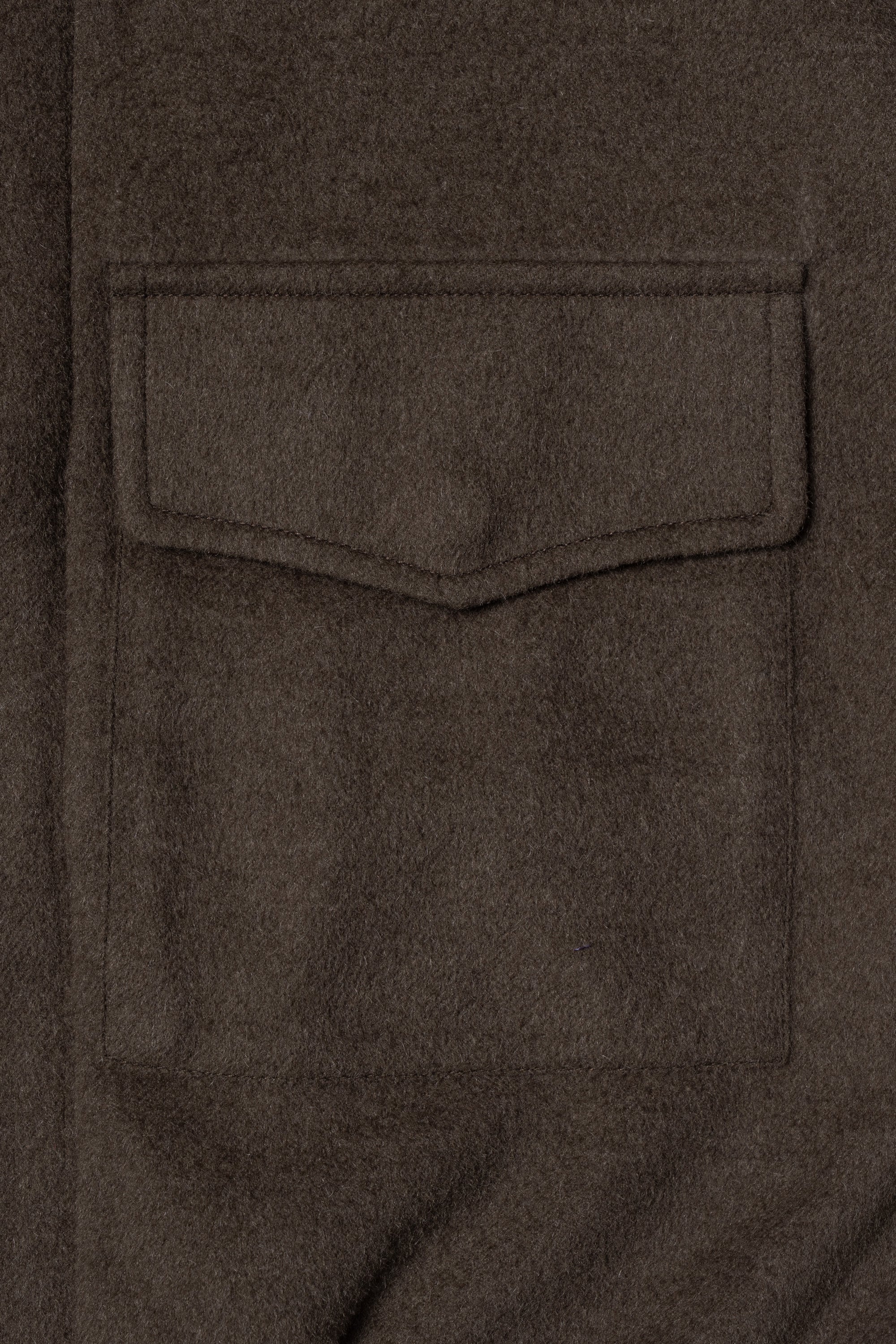 Mocha Silk Camel Hair Wool M65 Jacket #174