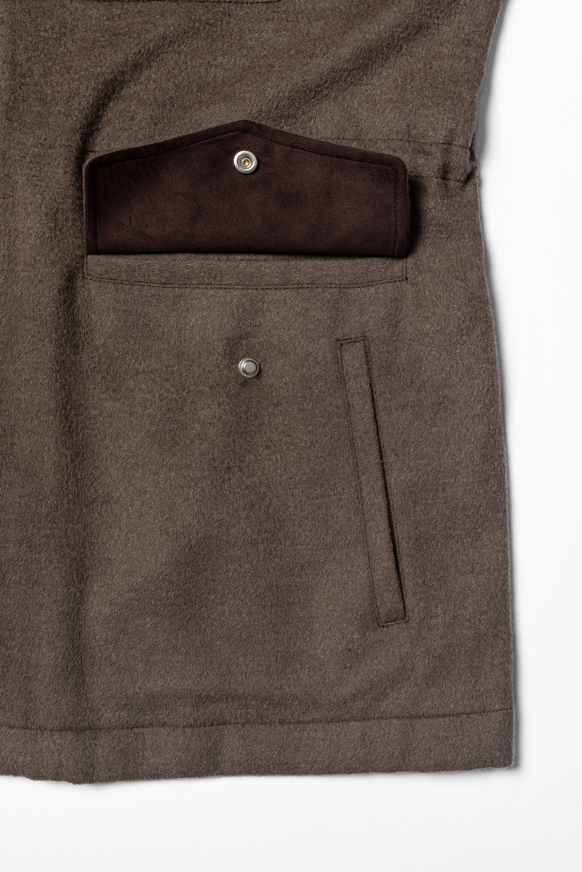 Mocha Silk Camel Hair Wool M65 Jacket #174
