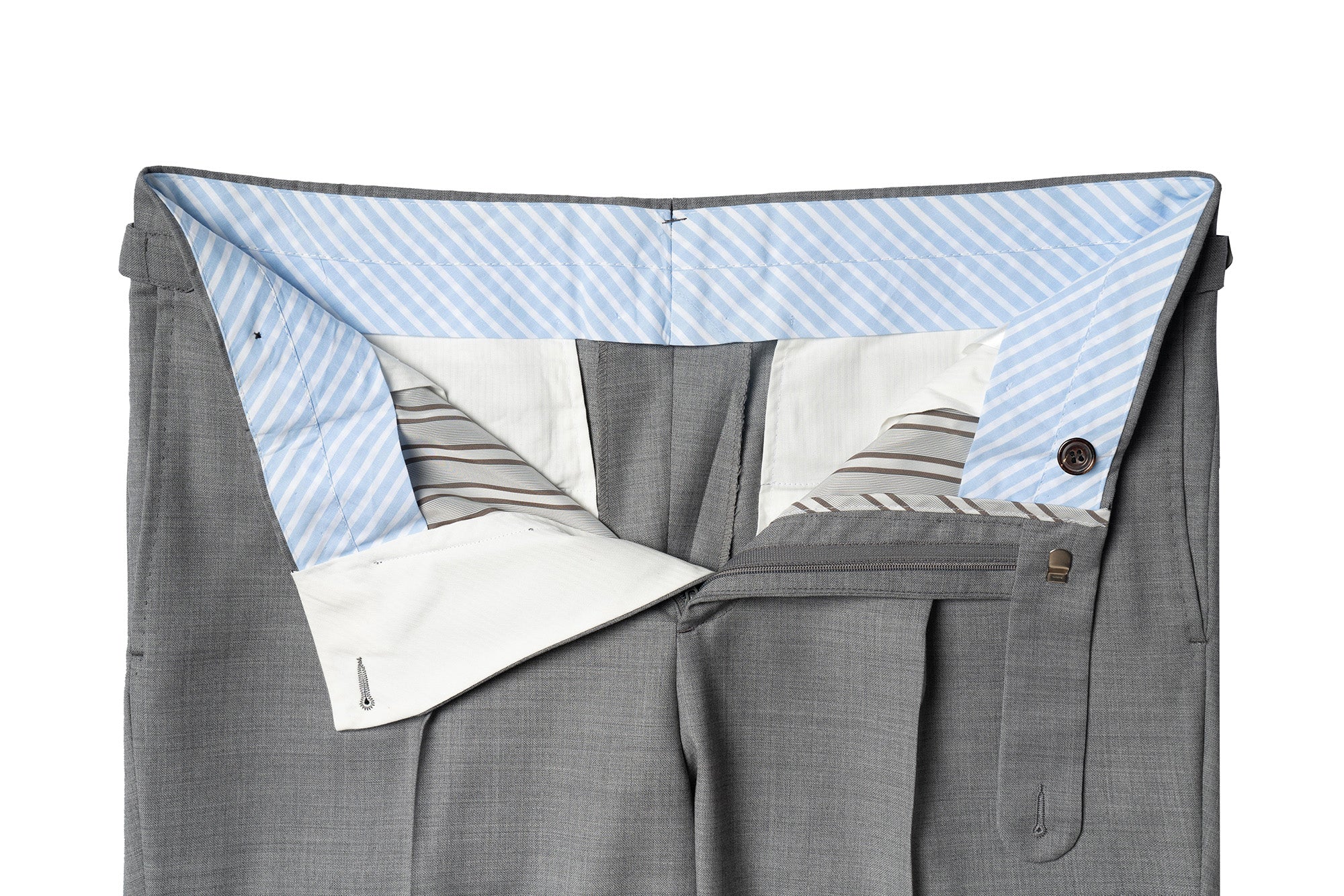 Grey Wool Trousers