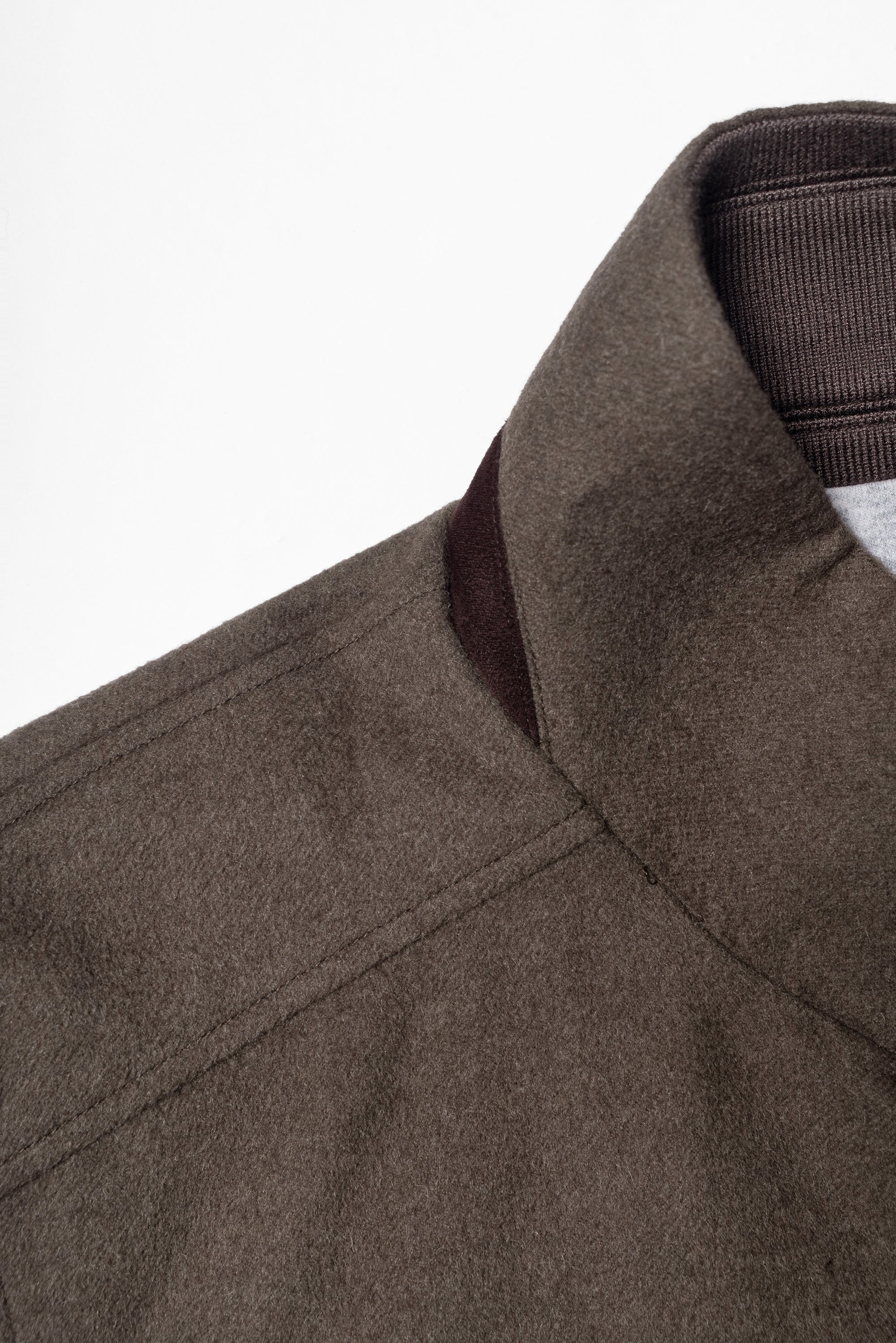 Mocha Silk Camel Hair Wool M65 Jacket #174
