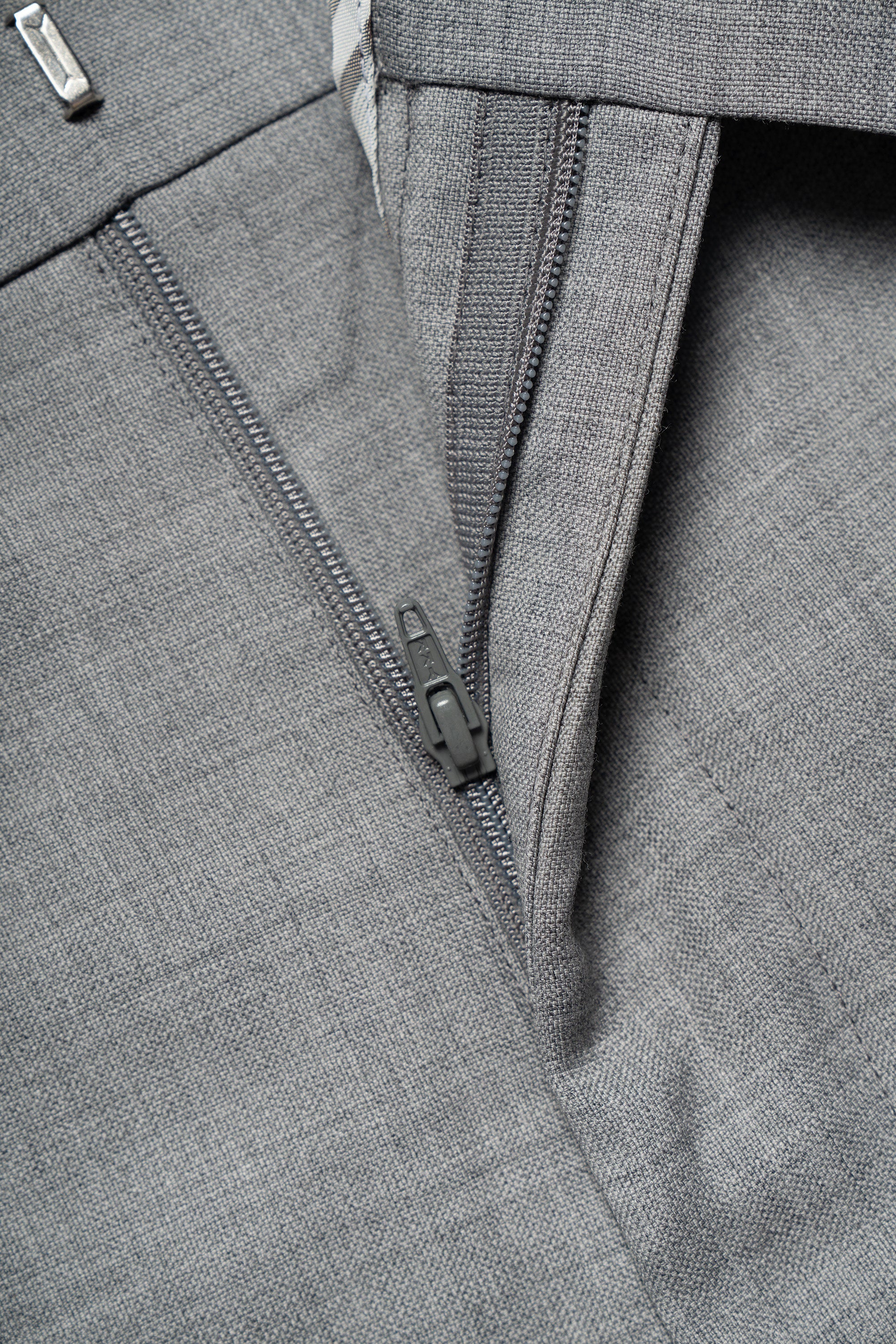 Grey Wool Trousers
