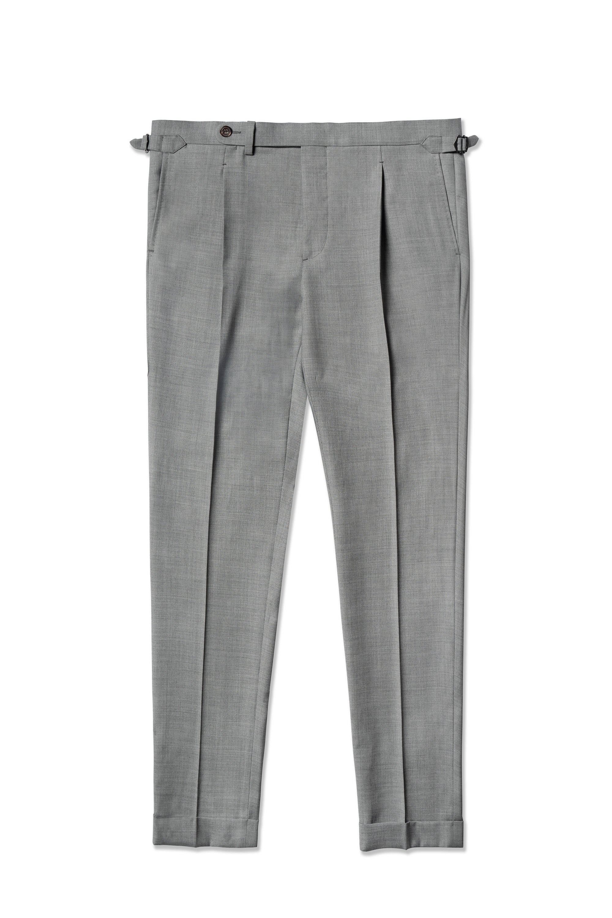 Grey Wool Trousers
