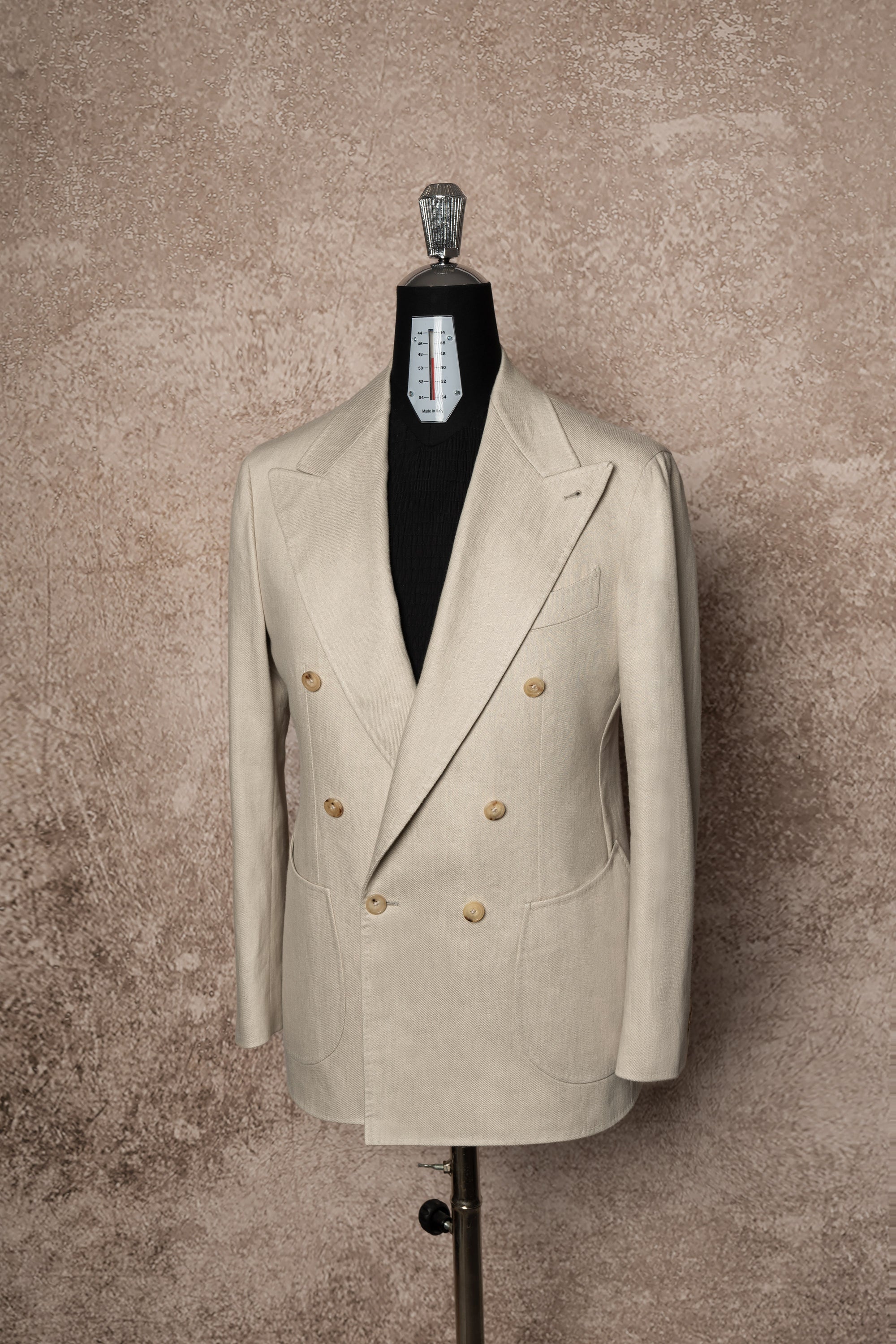 Stone Wool Linen Twill Suit #121