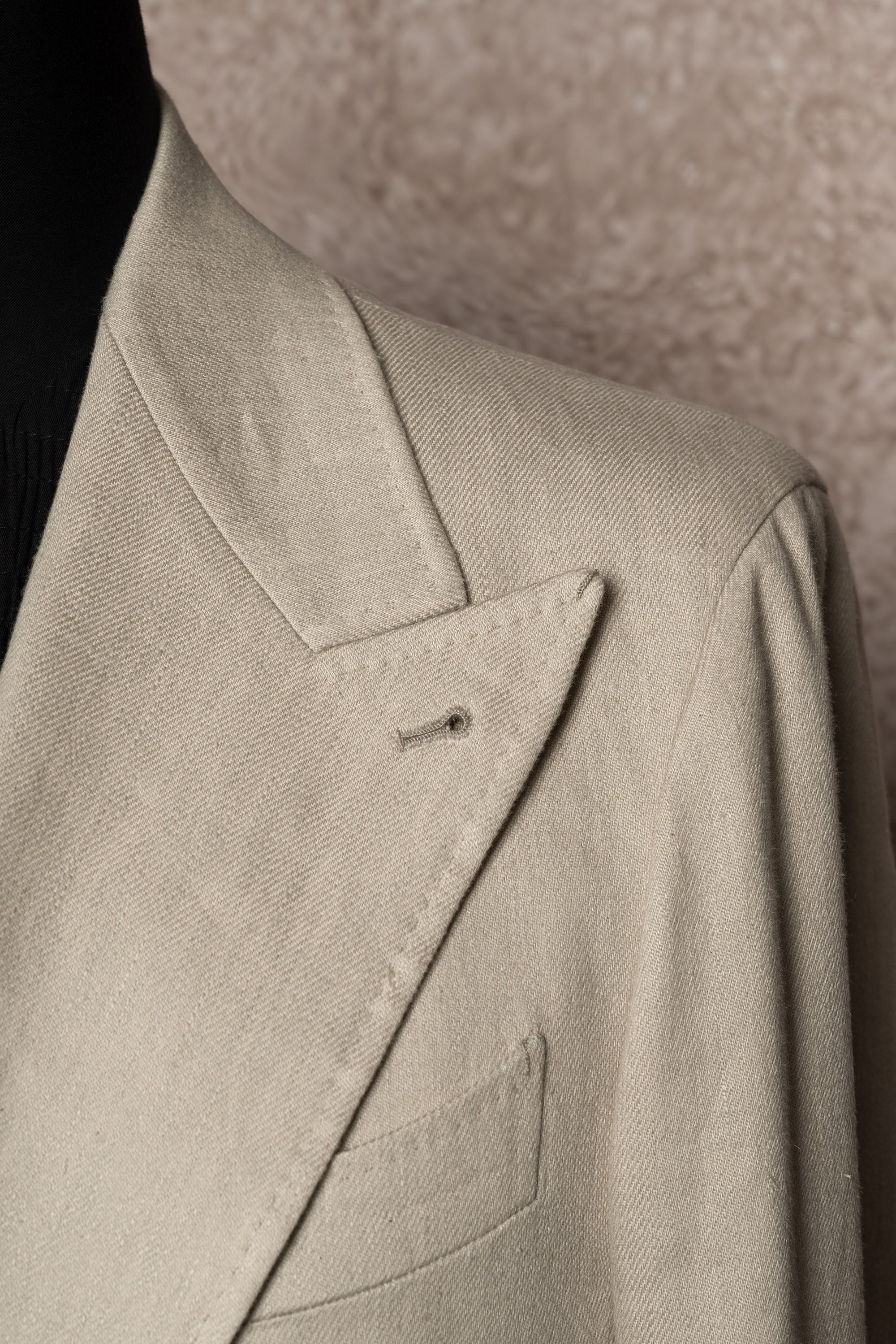 Stone Wool Linen Twill Suit #121