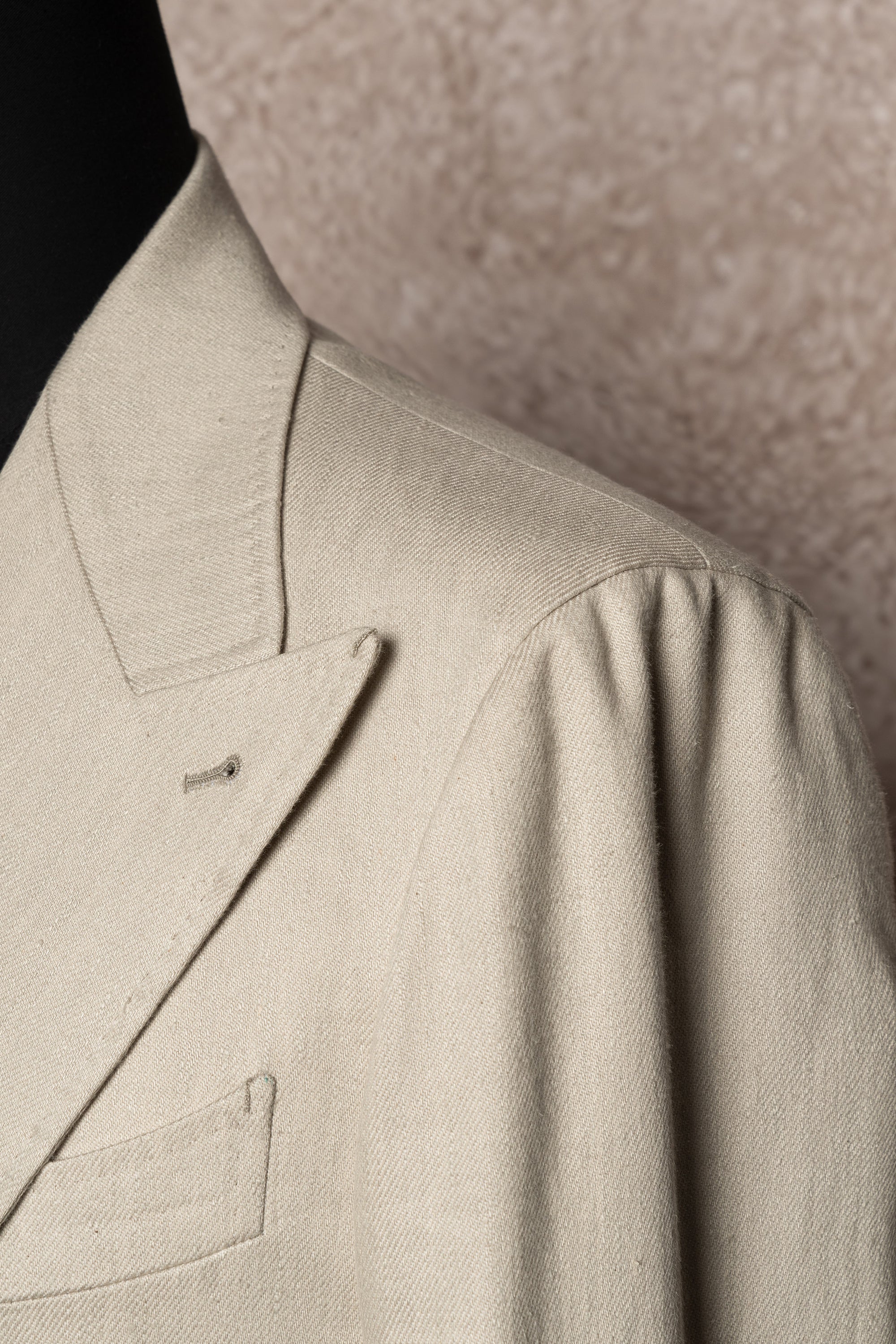 Stone Wool Linen Twill Suit #121