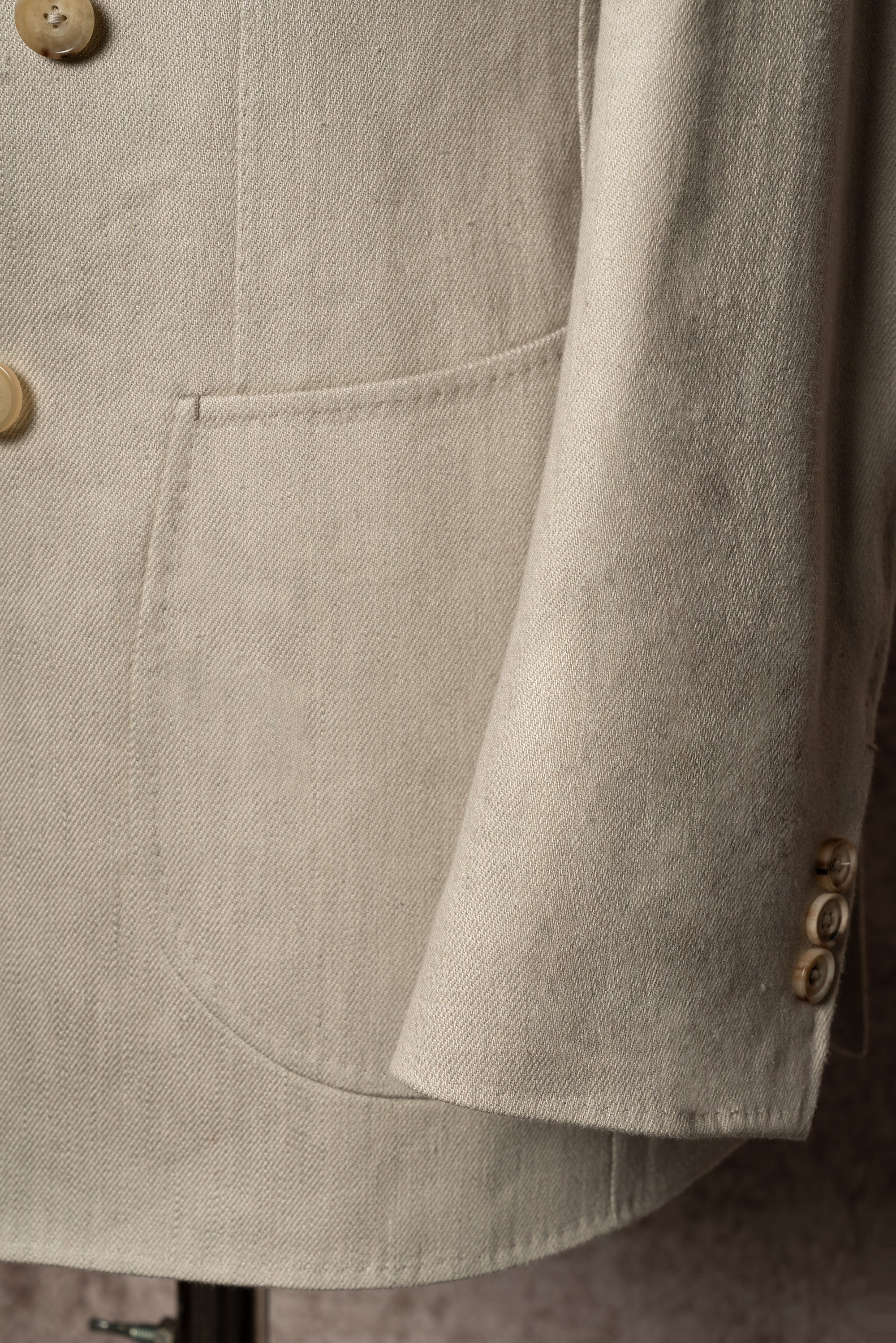Stone Wool Linen Twill Suit #121
