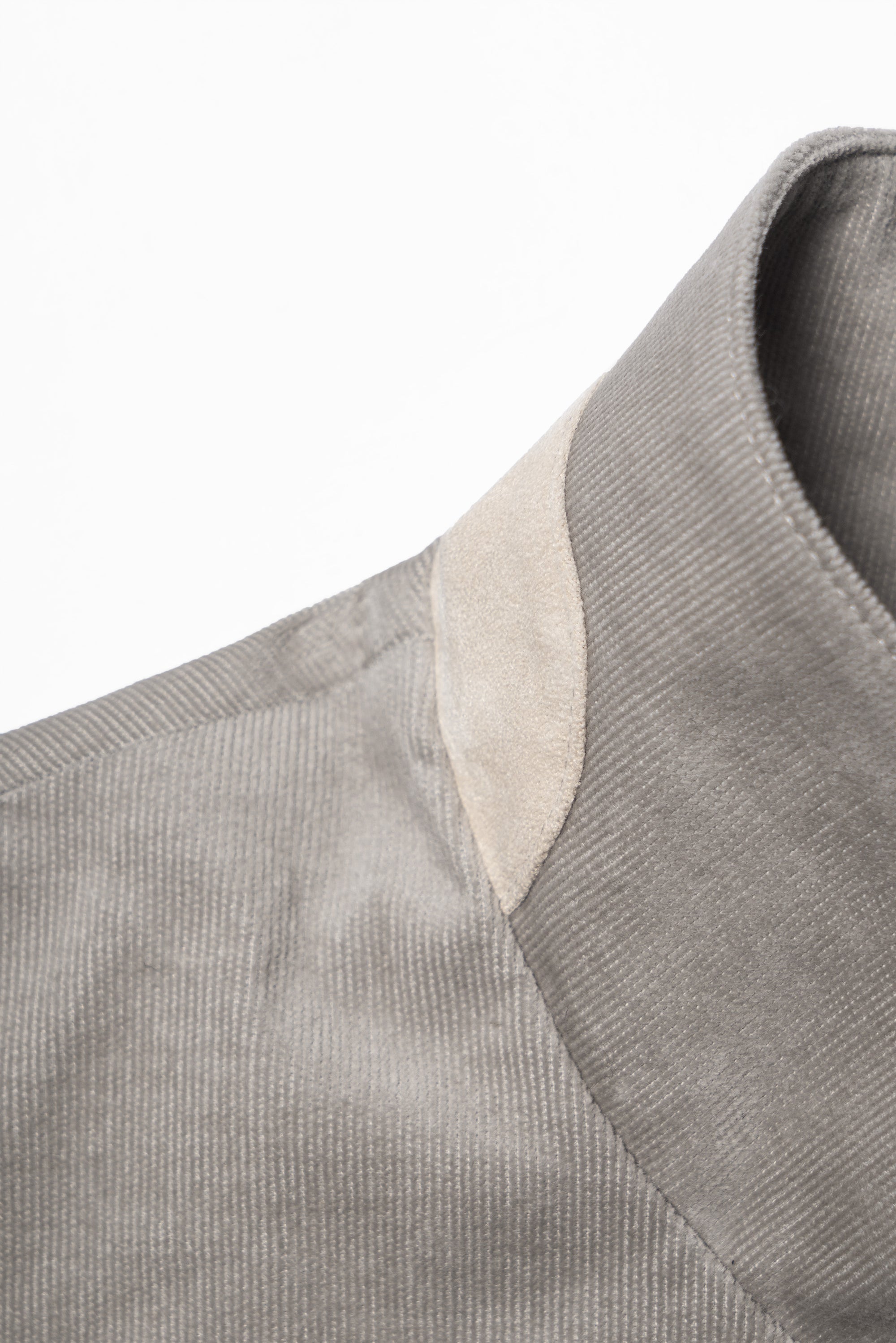 MTO Light Taupe Corduroy Bomber Jacket