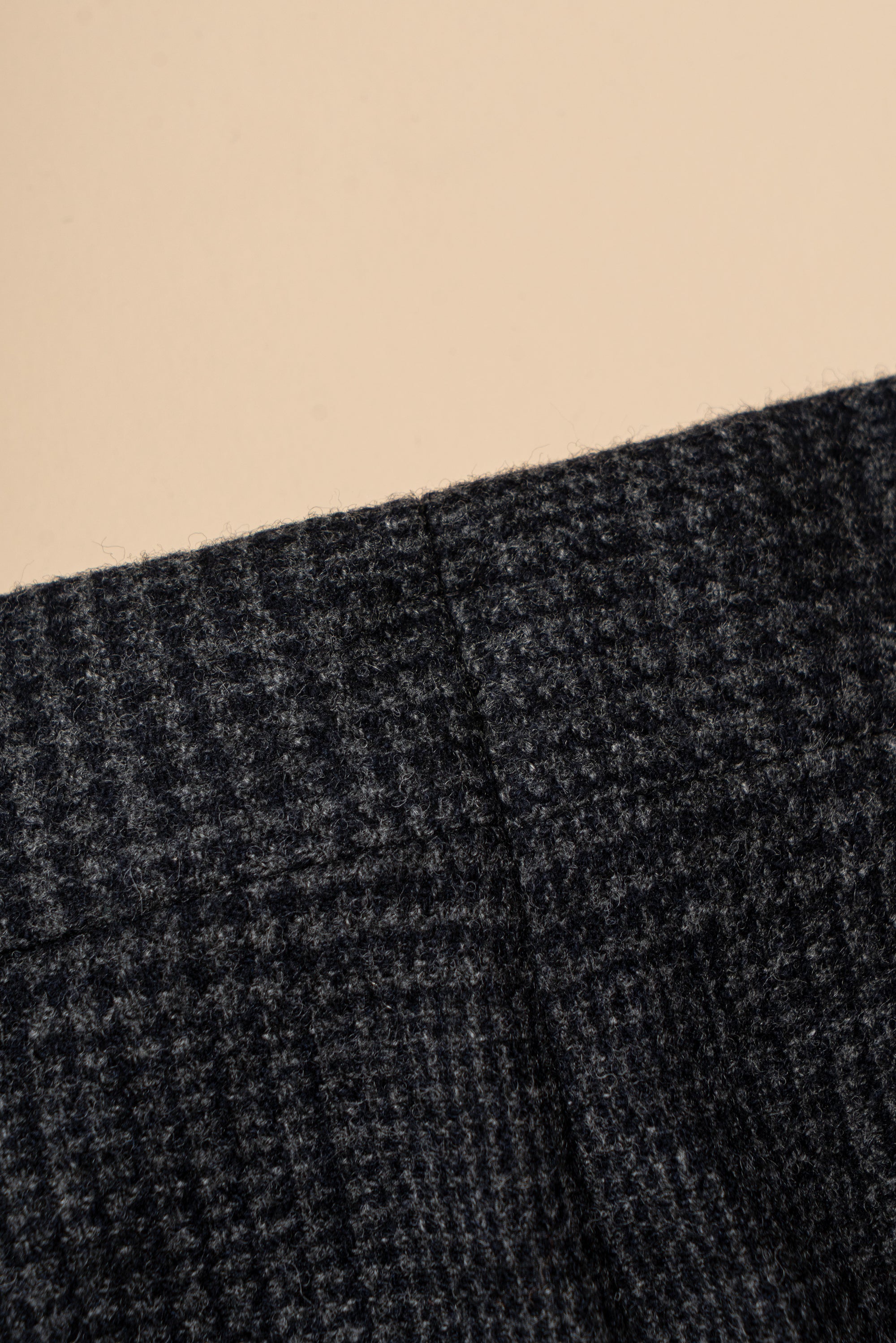 MTO Steel Blue Glen Check Flannel Suit #659